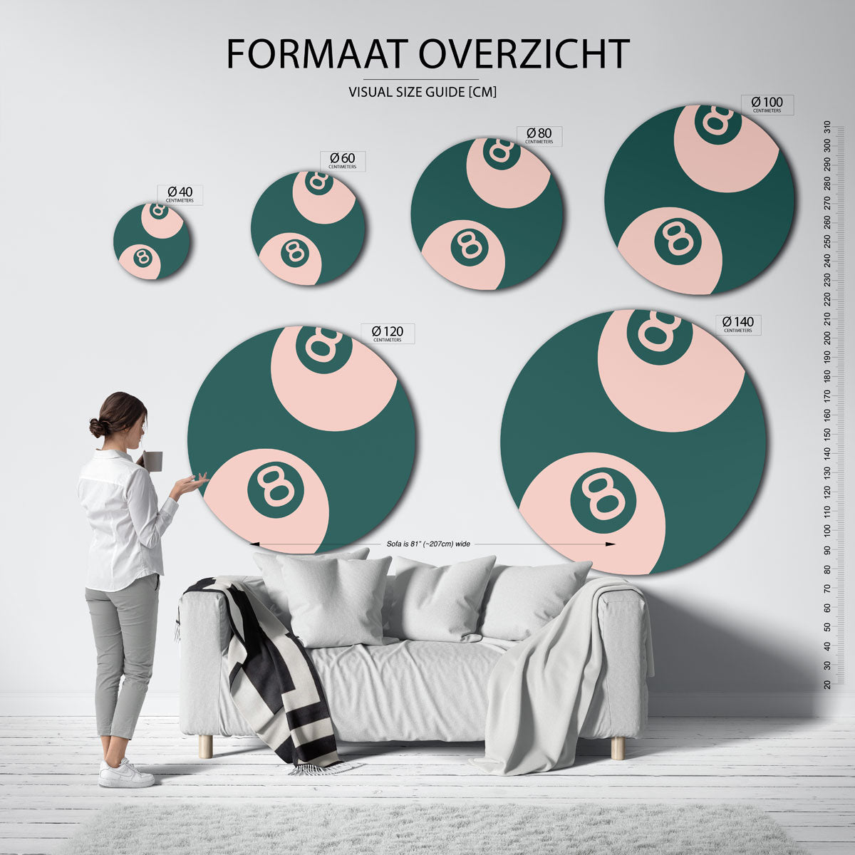 Biljartballen Muurcirkel