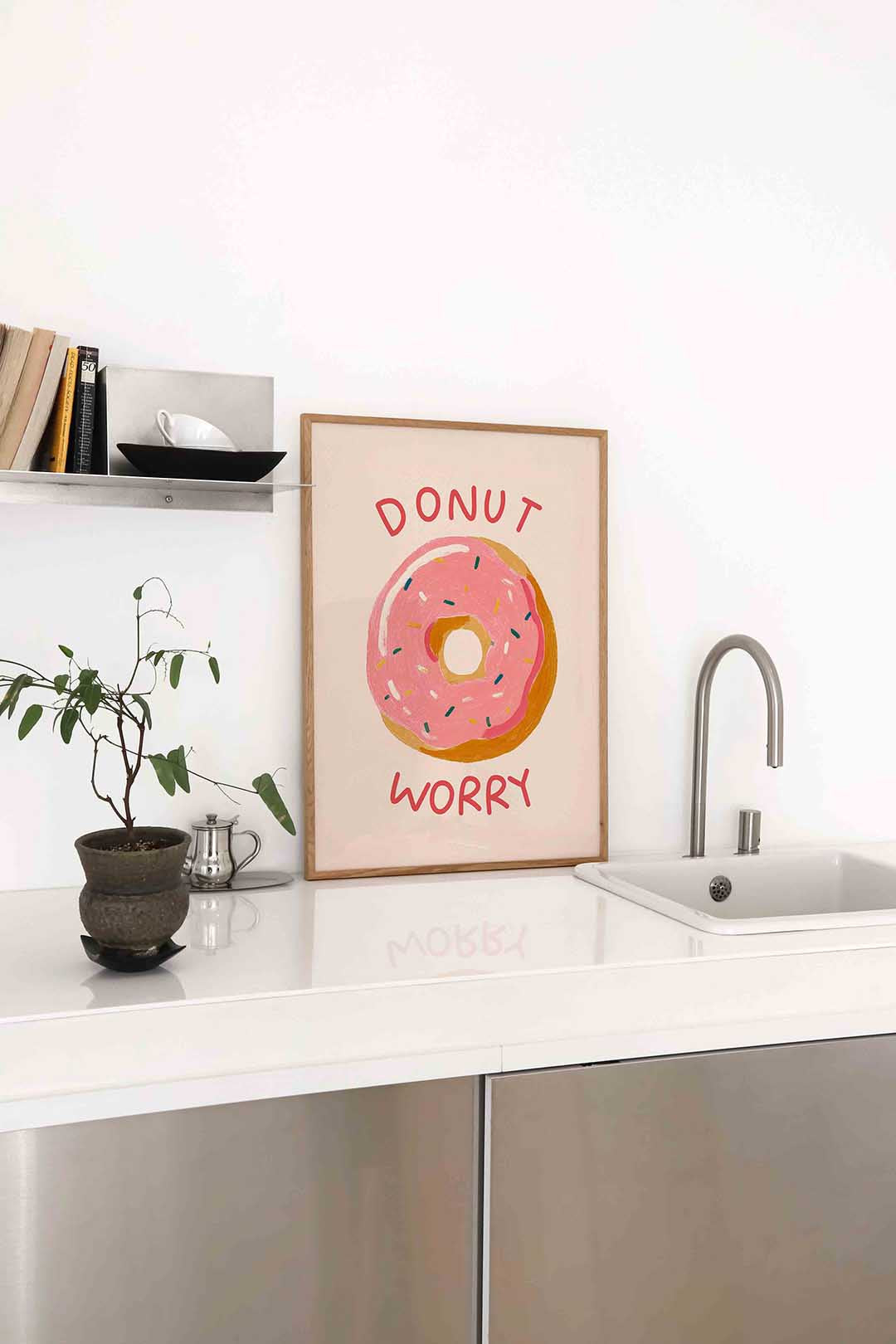 Donut worry Poster