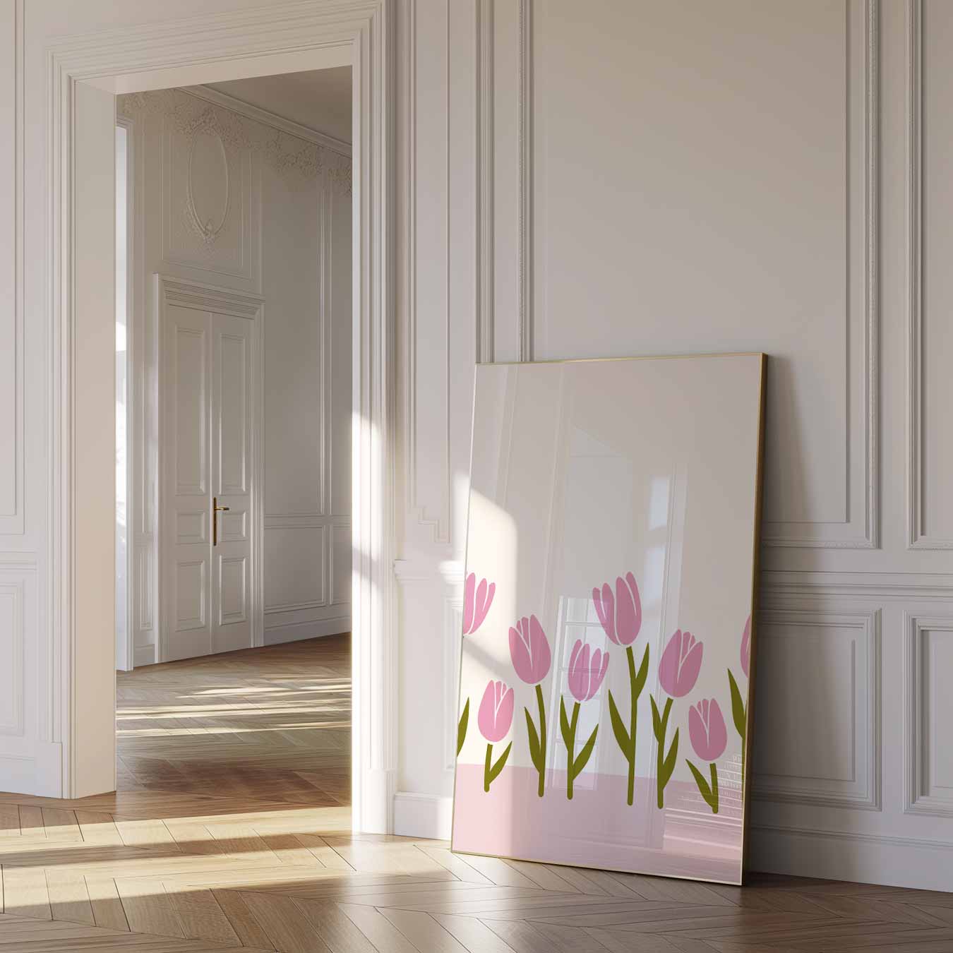 Tulpenliefde Poster-WallArtistic