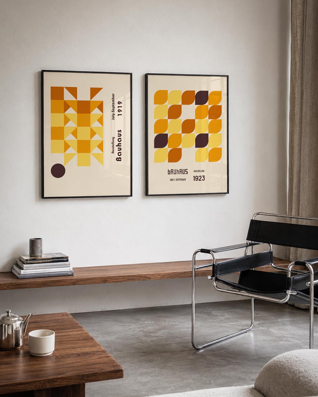 Vorm en kleurenspel Posterset