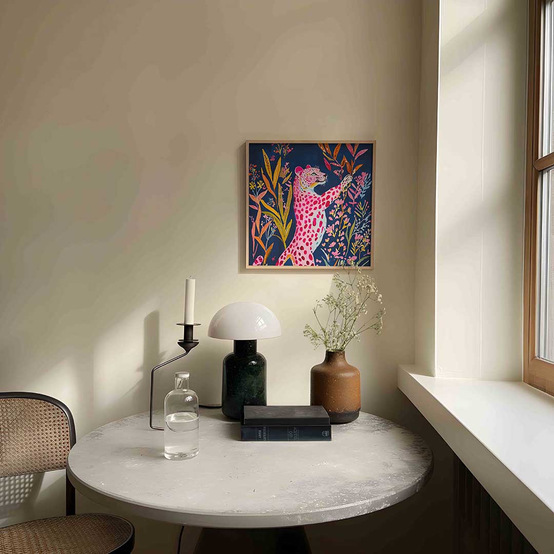 Roze luipaard Poster