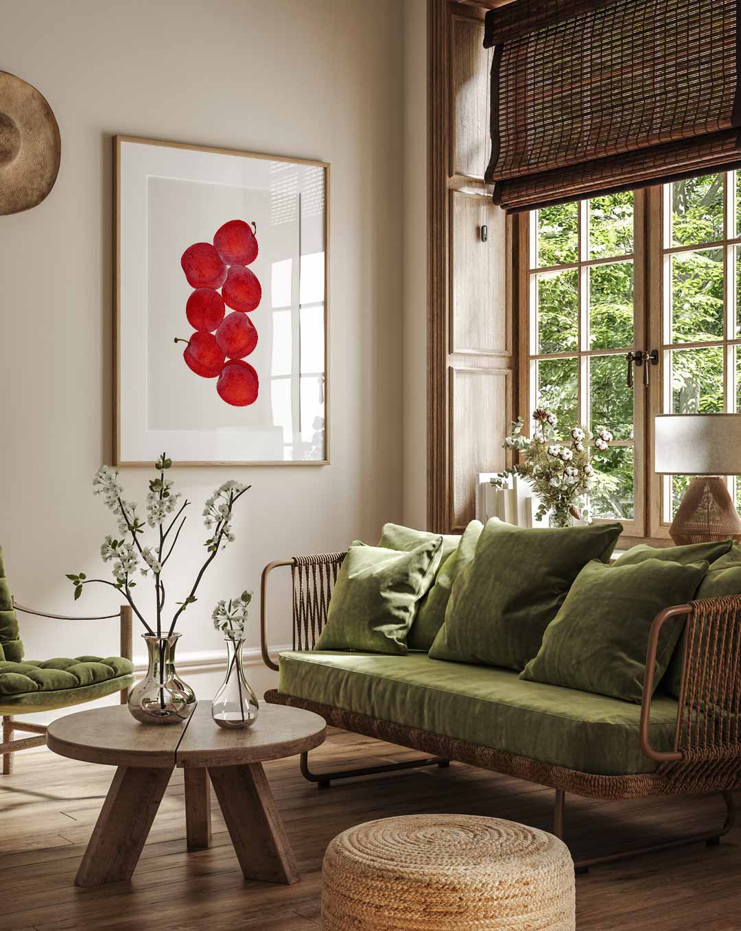 Fruitige Elegantie Poster-WallArtistic