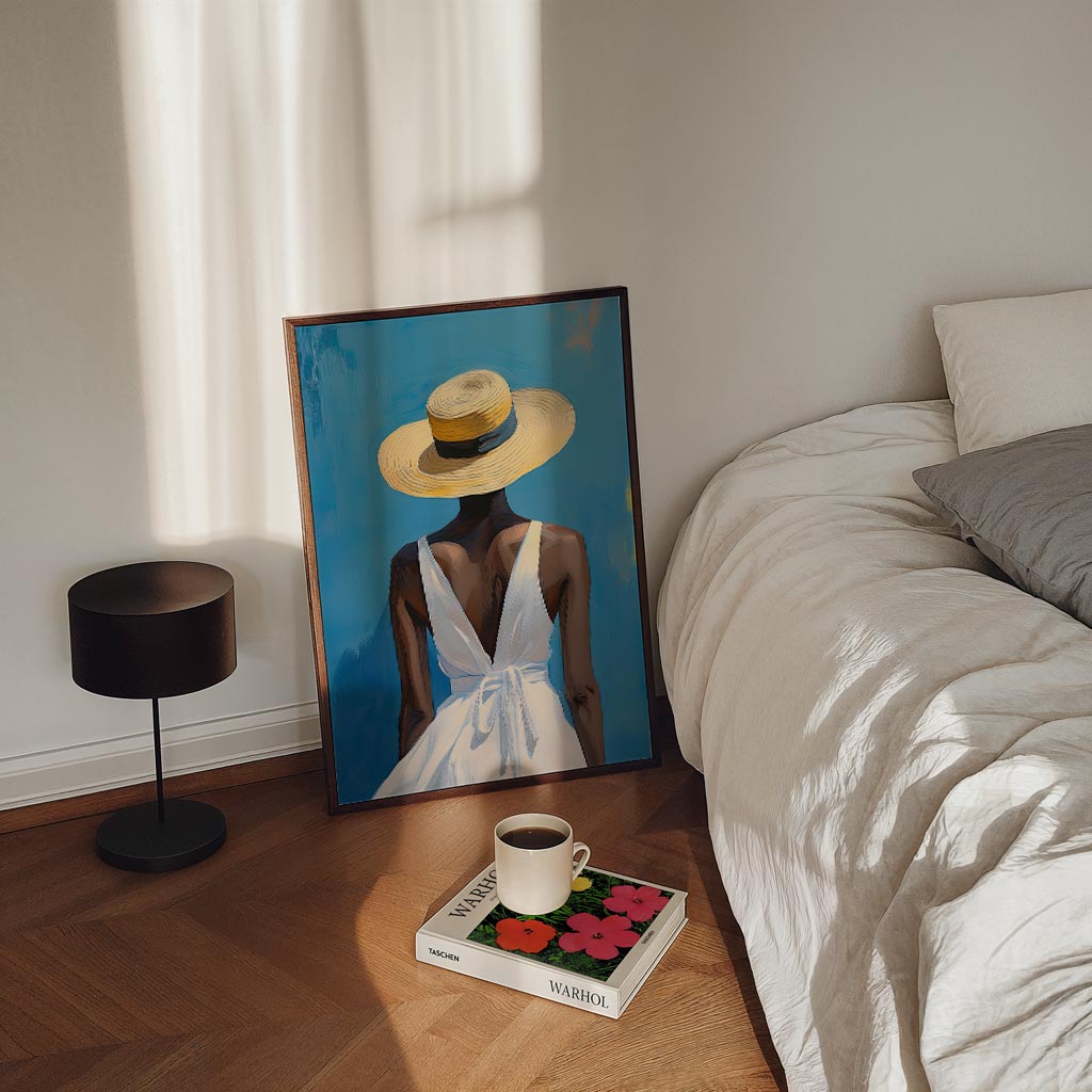 Zomerse Elegantie Poster-WallArtistic