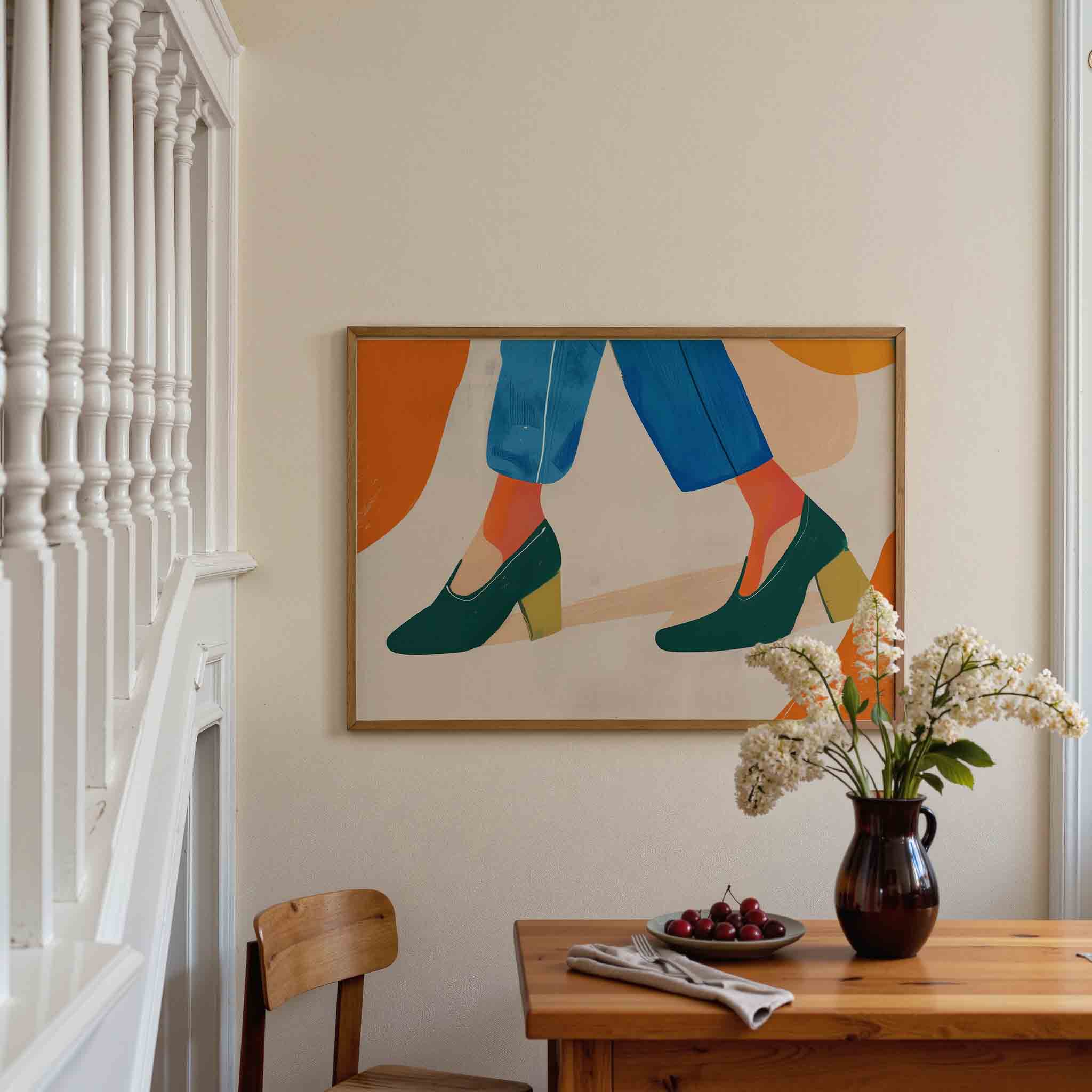 Schoenen en broek Poster