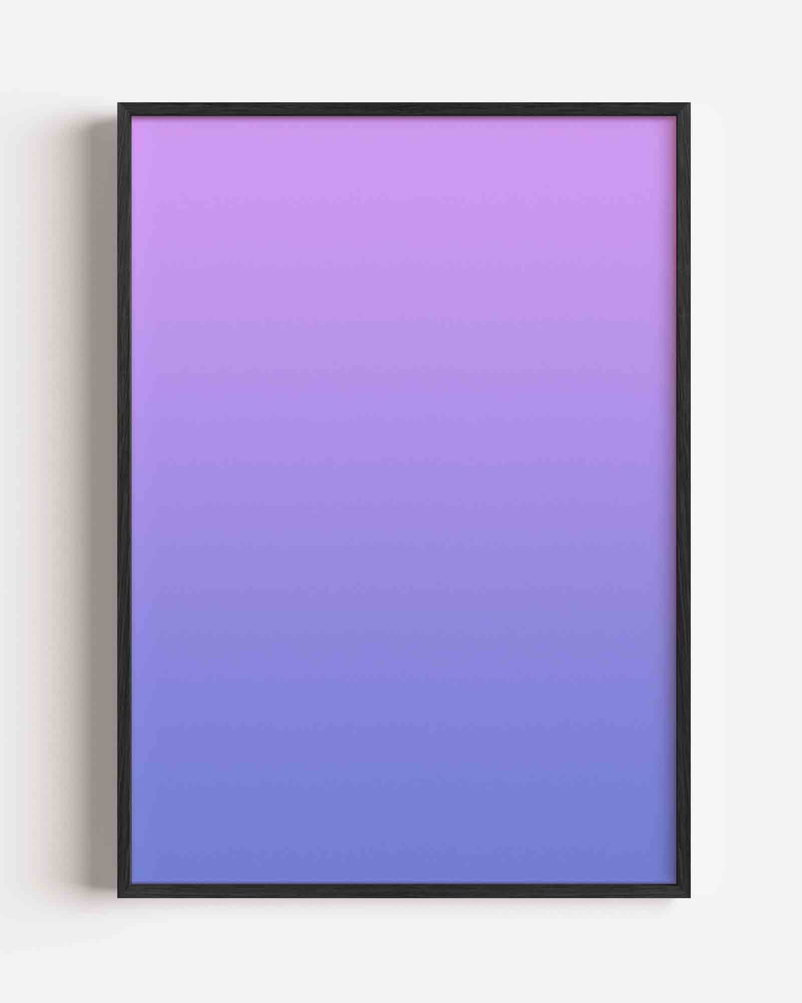 Paarse gradient Poster