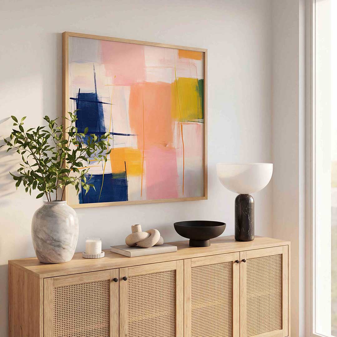 Abstracte vormen Poster