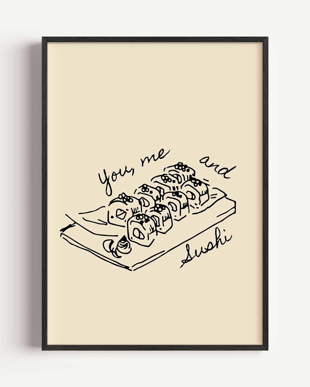 Sushi Liefde Poster-WallArtistic