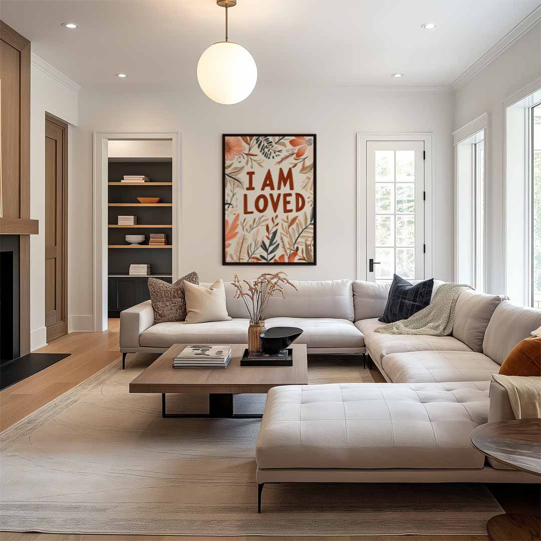 Bloemrijke Boodschap Kunstwerk-canvas-dibond-plexiglas-wanddecoratie-WallArtistic