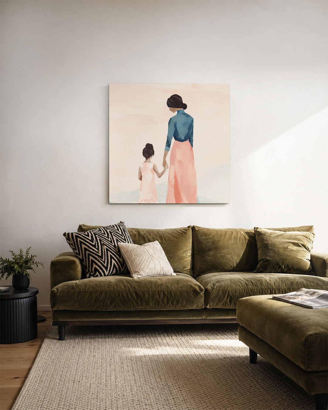 Moeder en kind Kunstwerk