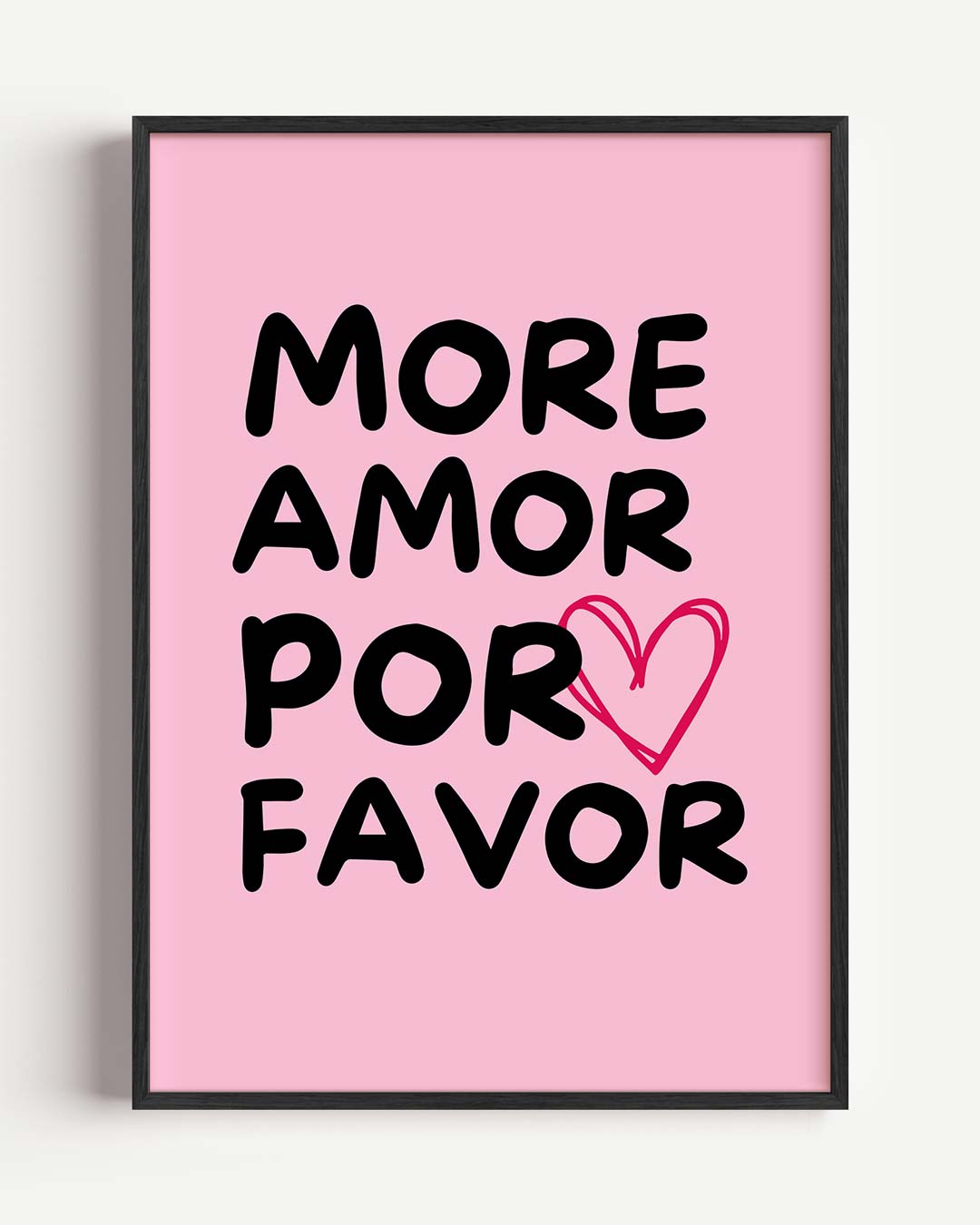 Meer Liefde Alsjeblieft Poster-WallArtistic