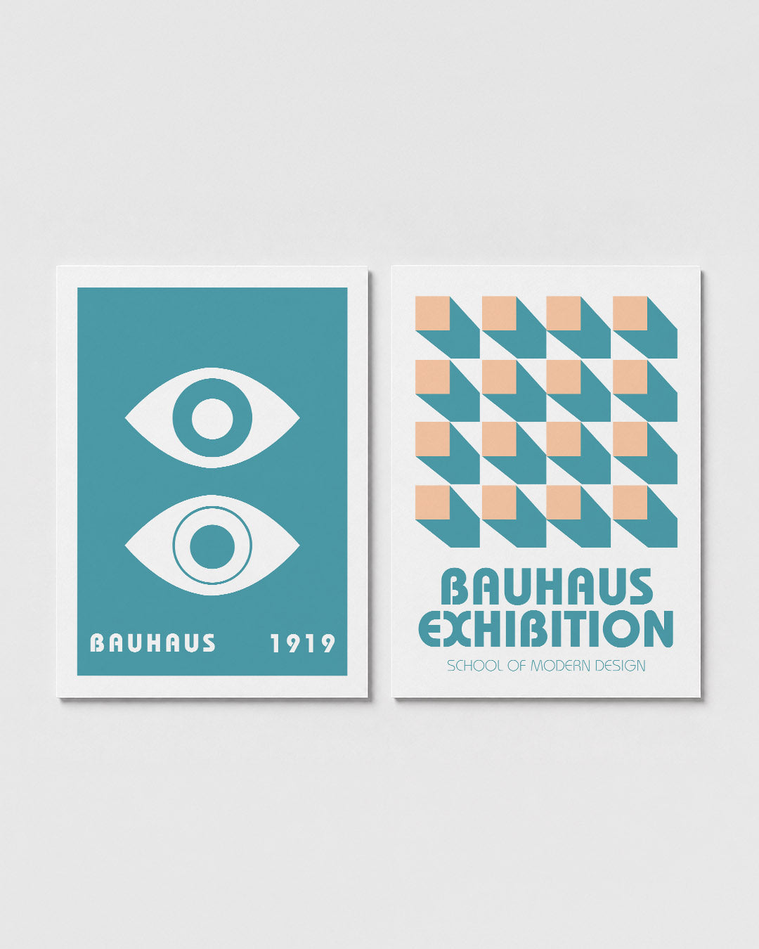 Oogvormen en cirkel Posterset