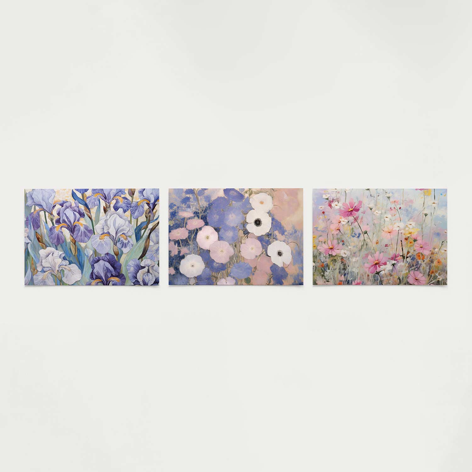Bloemrijke mozaïekpracht Posterset