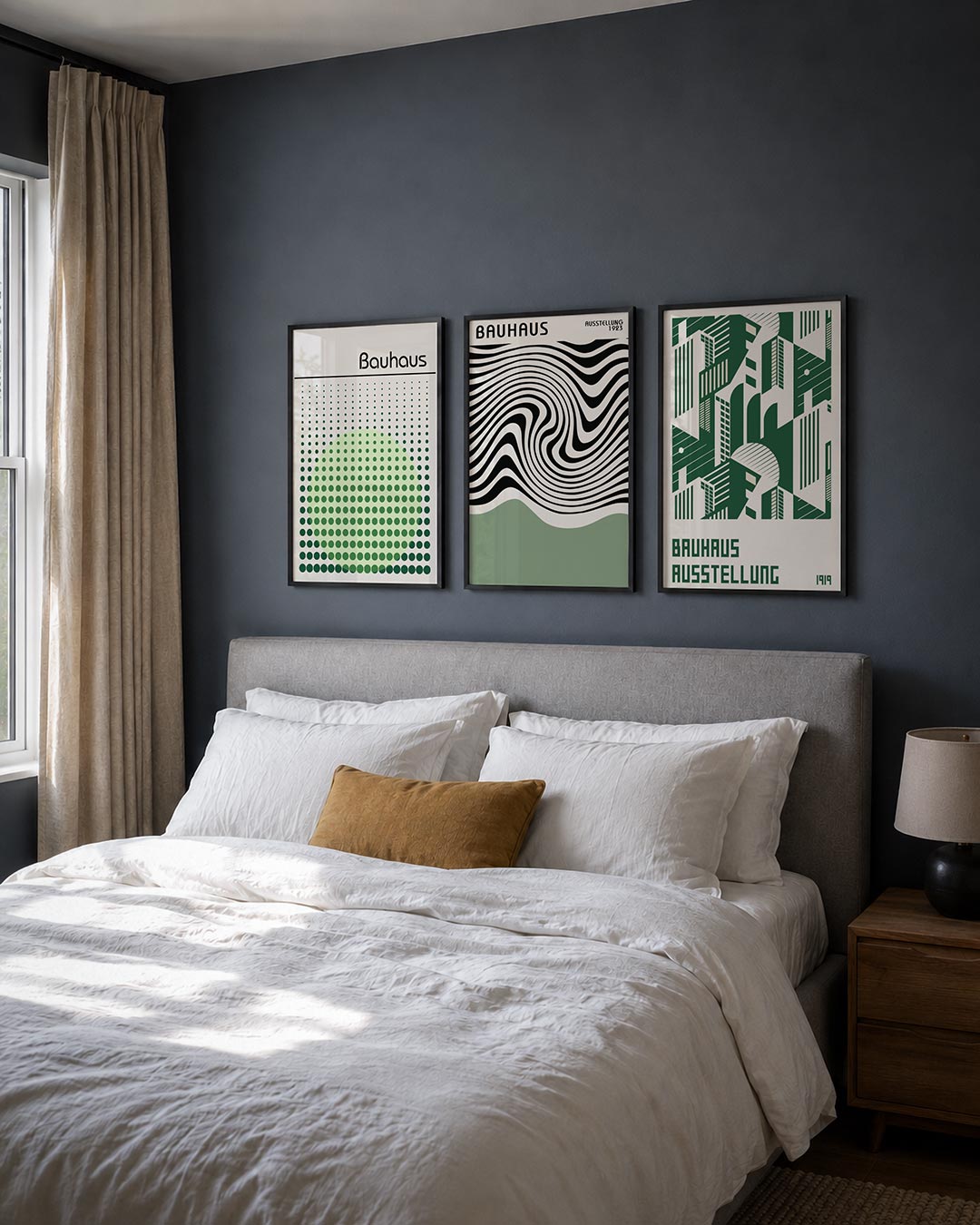 Groene puntenspel Posterset