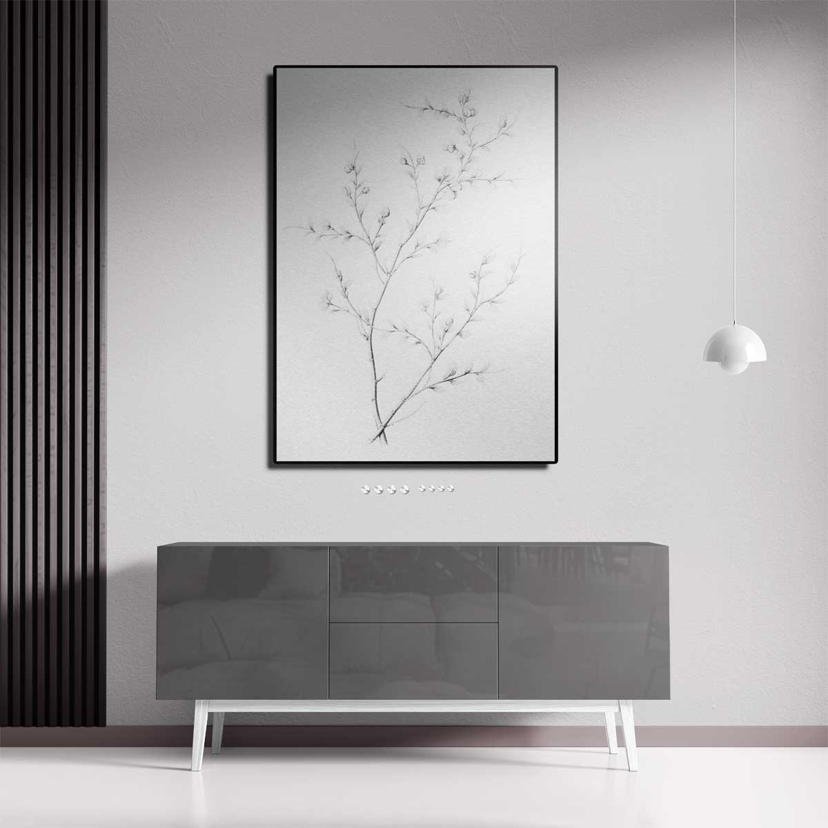 Luchtige Taktekening Kunstwerk-canvas-dibond-plexiglas-wanddecoratie-WallArtistic