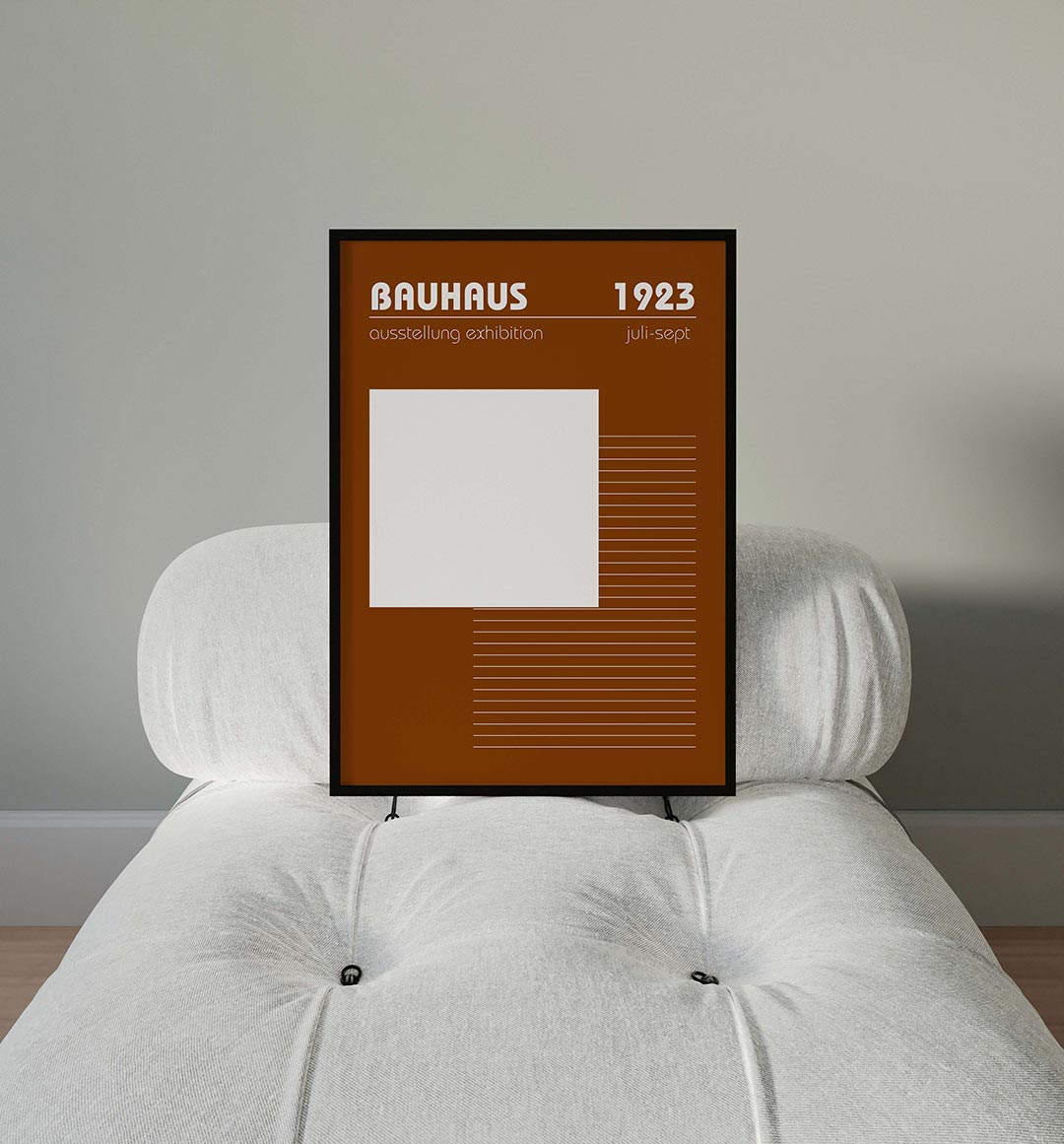 Lijnen en vlaken Poster