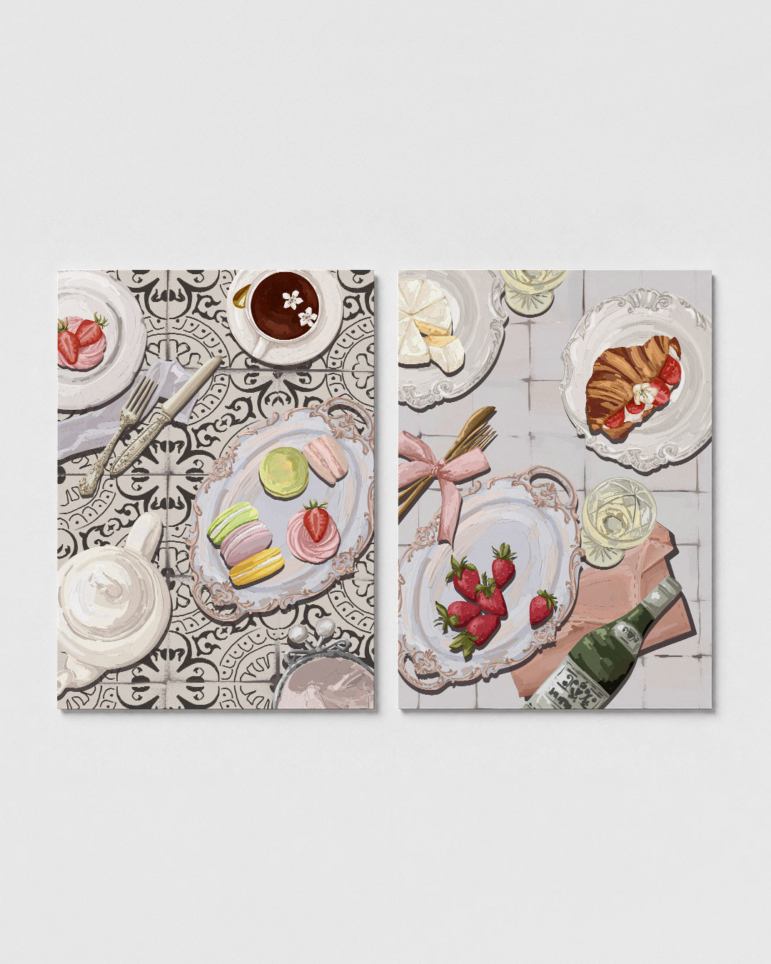 Thee en gebak Posterset