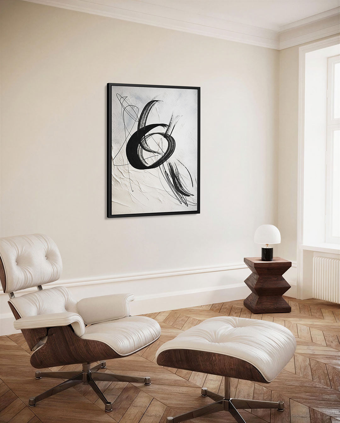 Dynamische lijnen Kunstwerk