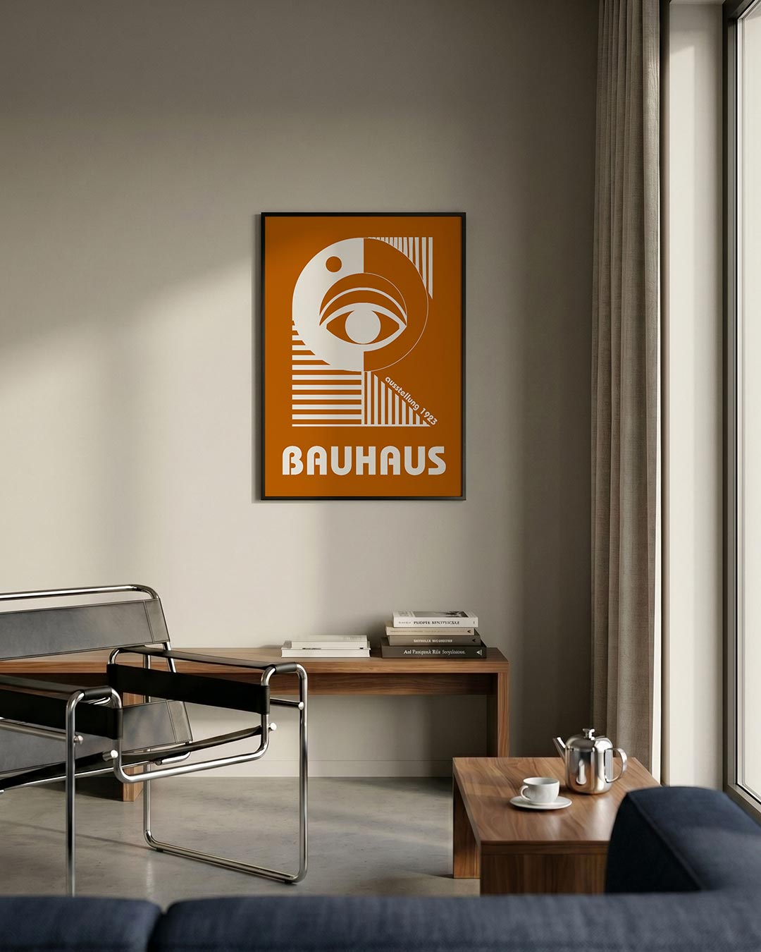Oog en lijnen Poster