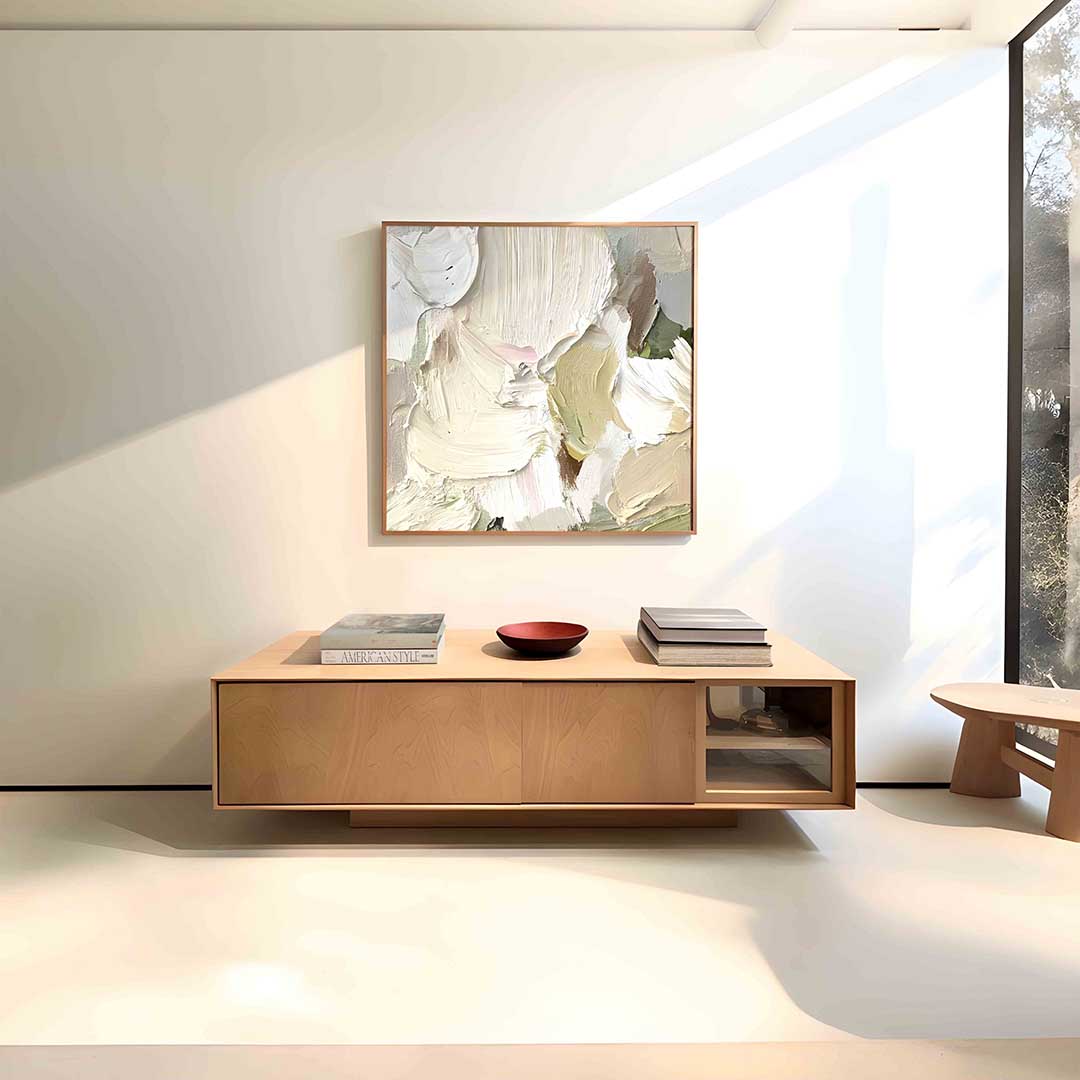 Abstracte beige textuur Poster