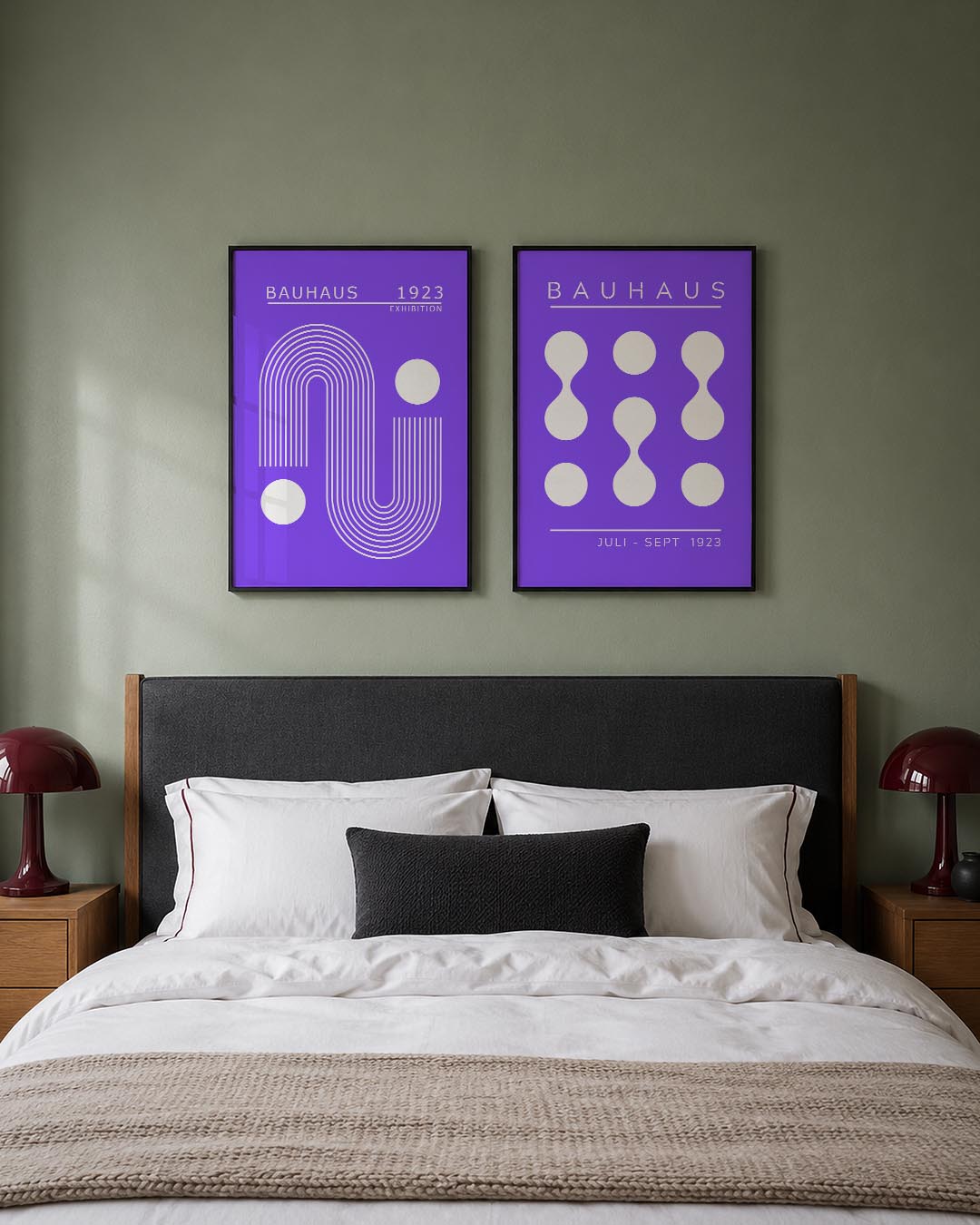 Lijnen en cirkelspel Posterset