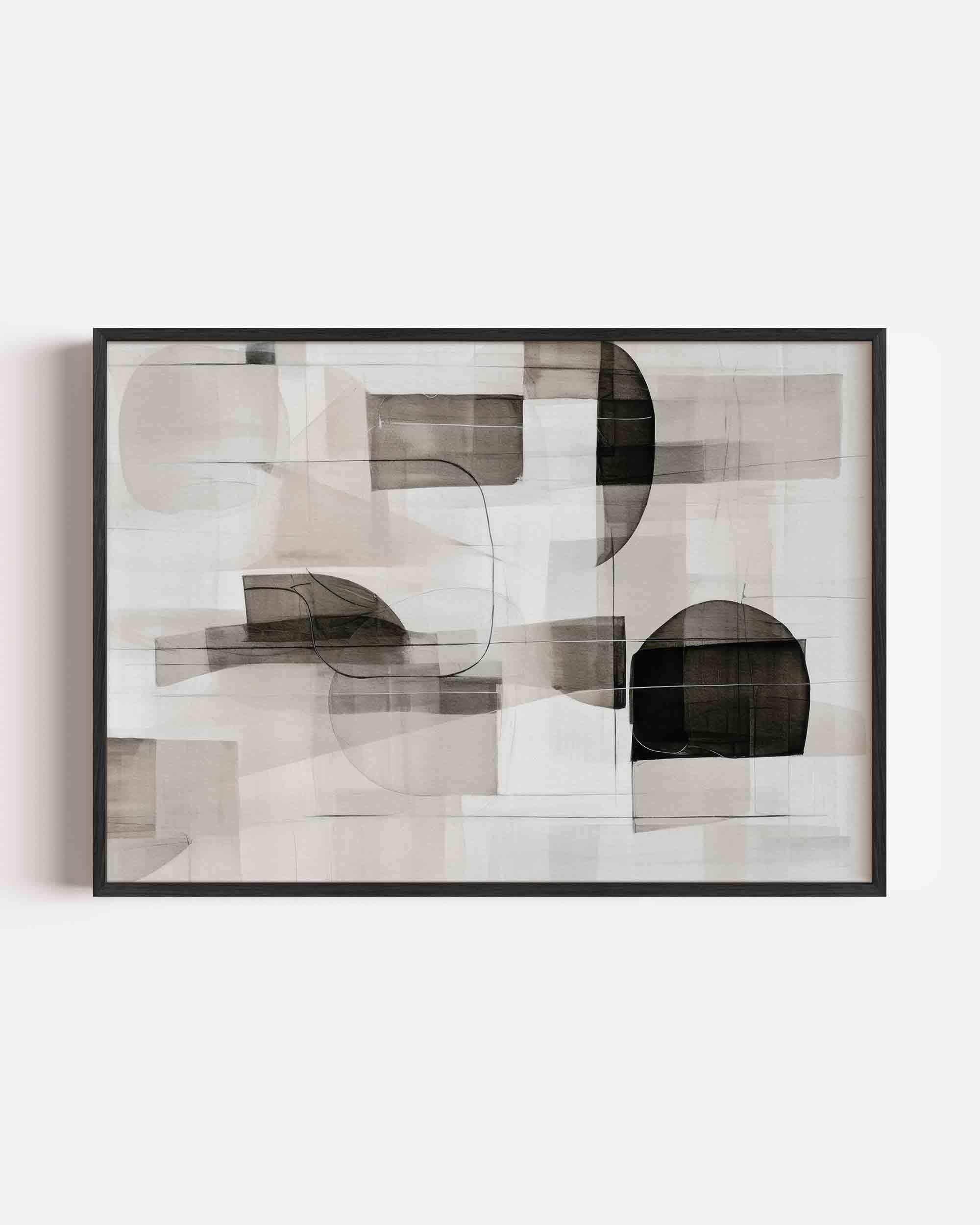 Abstracte vormen Poster