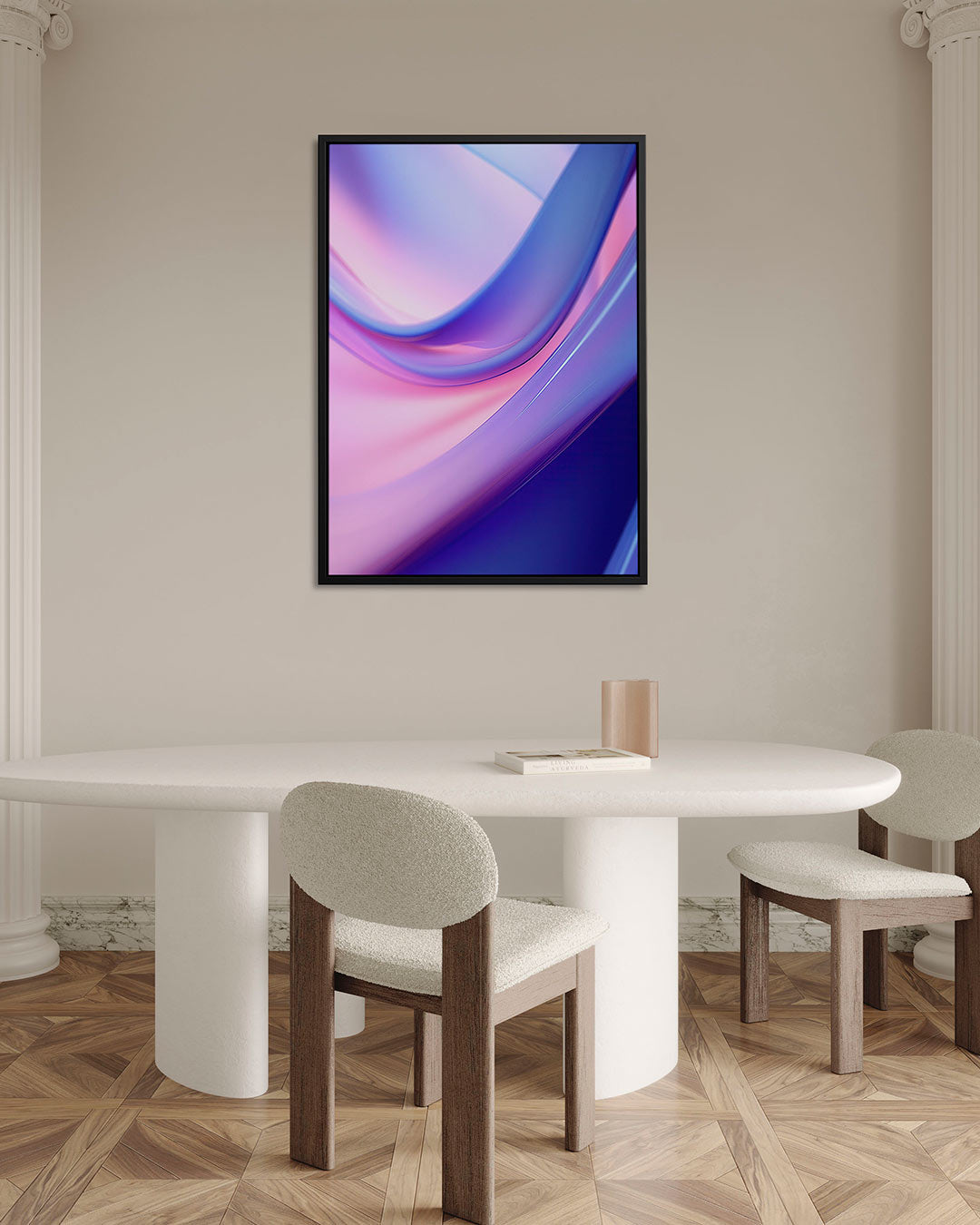 Vloeiende kleuren Kunstwerk