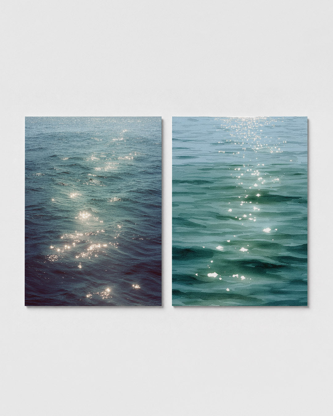 Sprankelend wateroppervlak Posterset