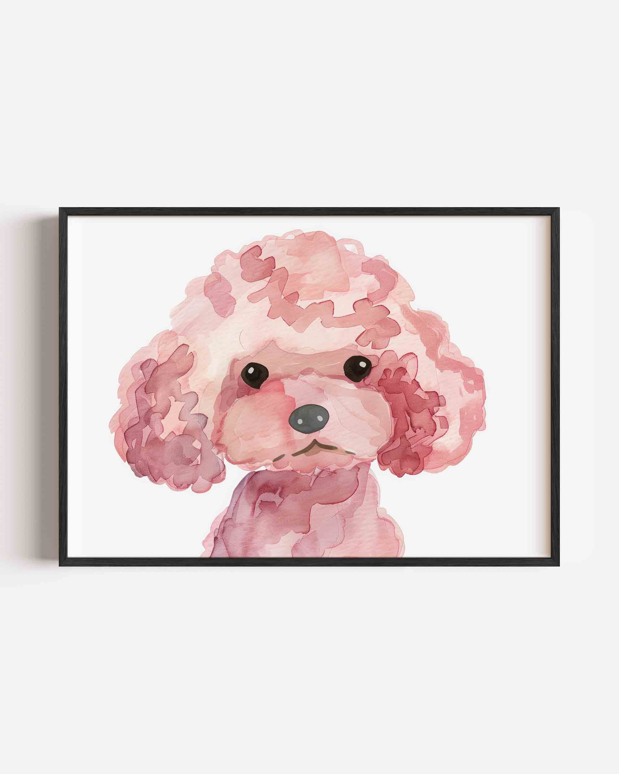 Roze poedel Poster