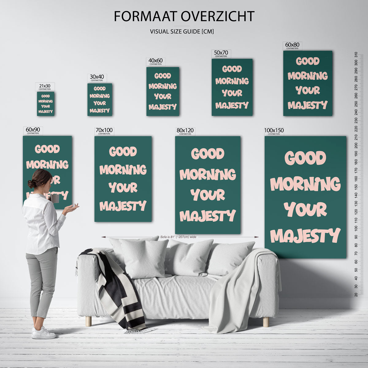 Good morning tekst Poster