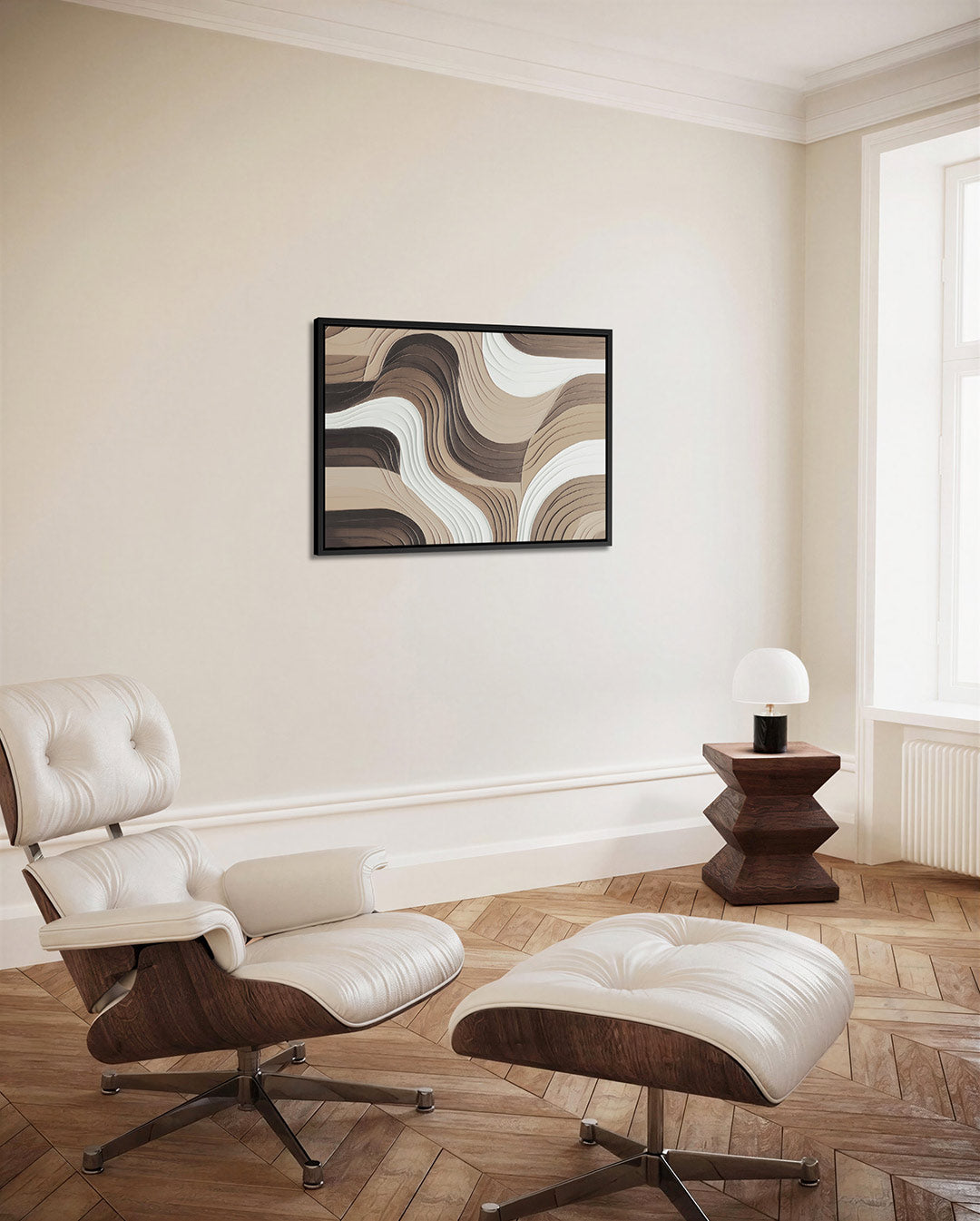 Golvende lijnen Kunstwerk