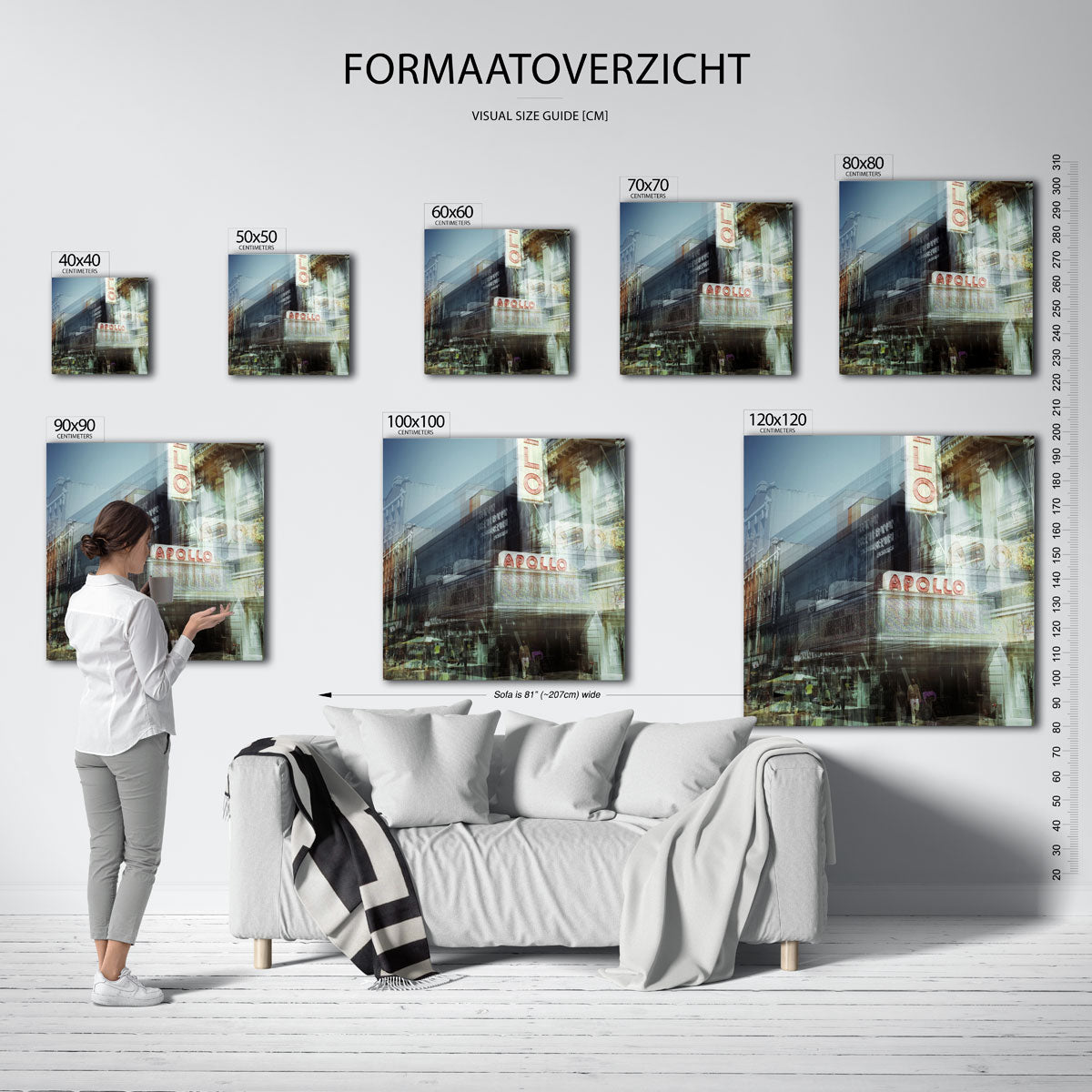Stedelijke gelaagdheid Kunstwerk