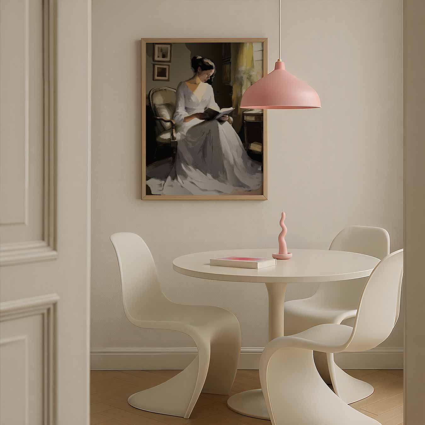 Elegante Leeshoek Poster-WallArtistic