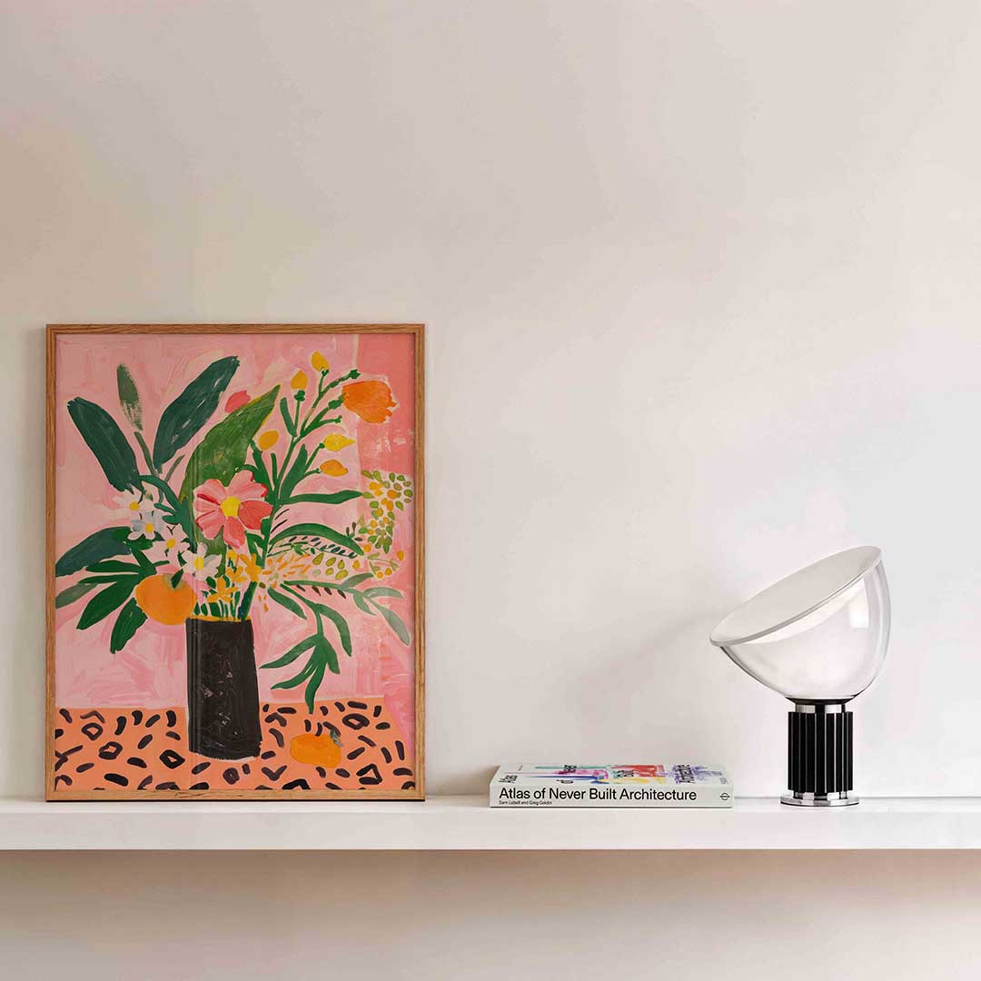 Bloemen en bladeren Poster