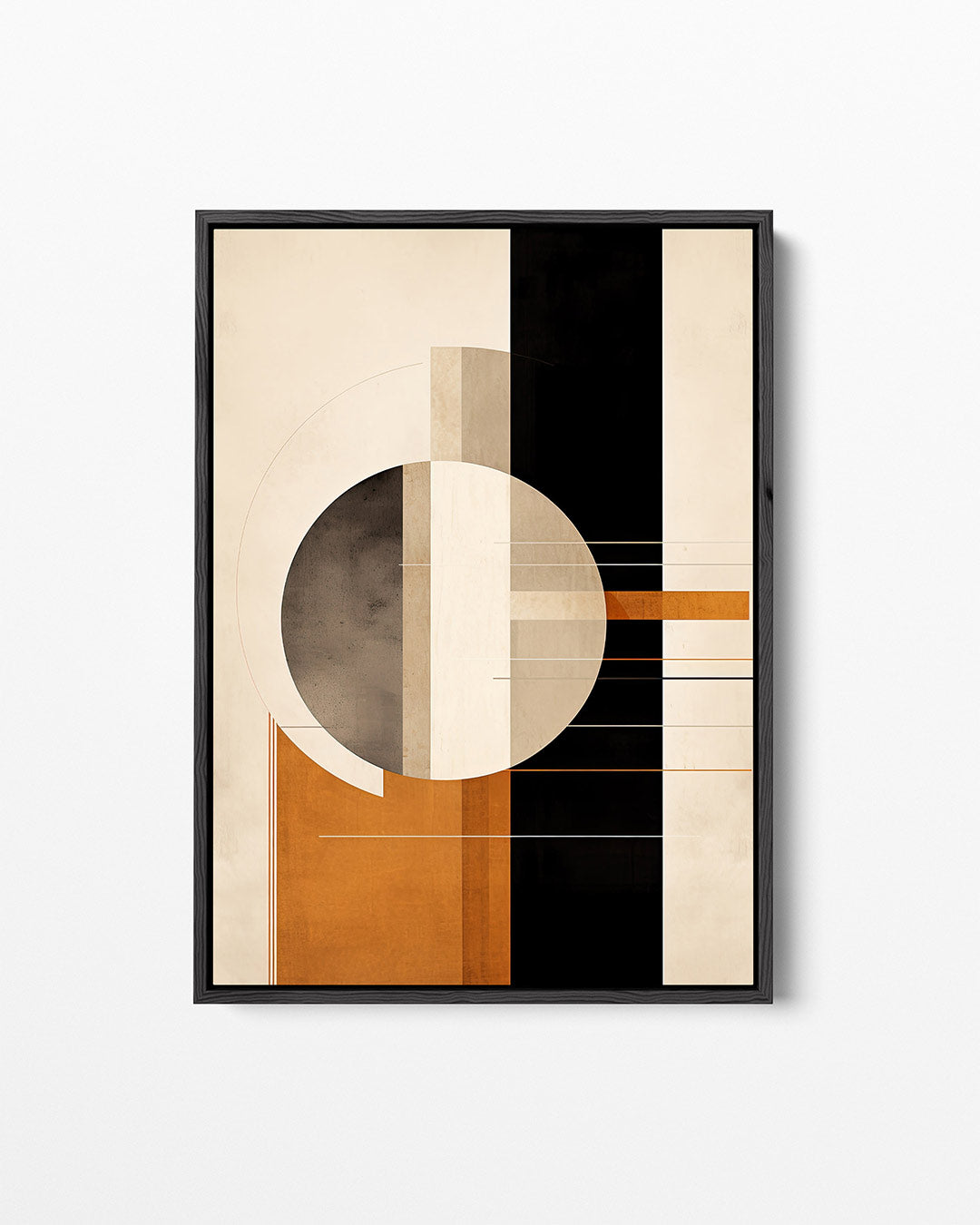 Geometrische vormen compositie Kunstwerk