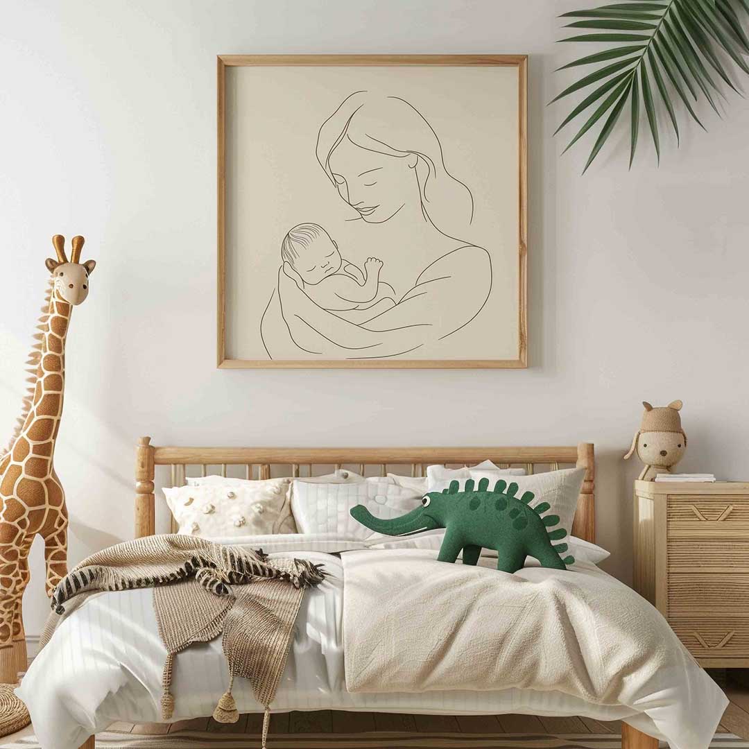 Moeder en kind Poster