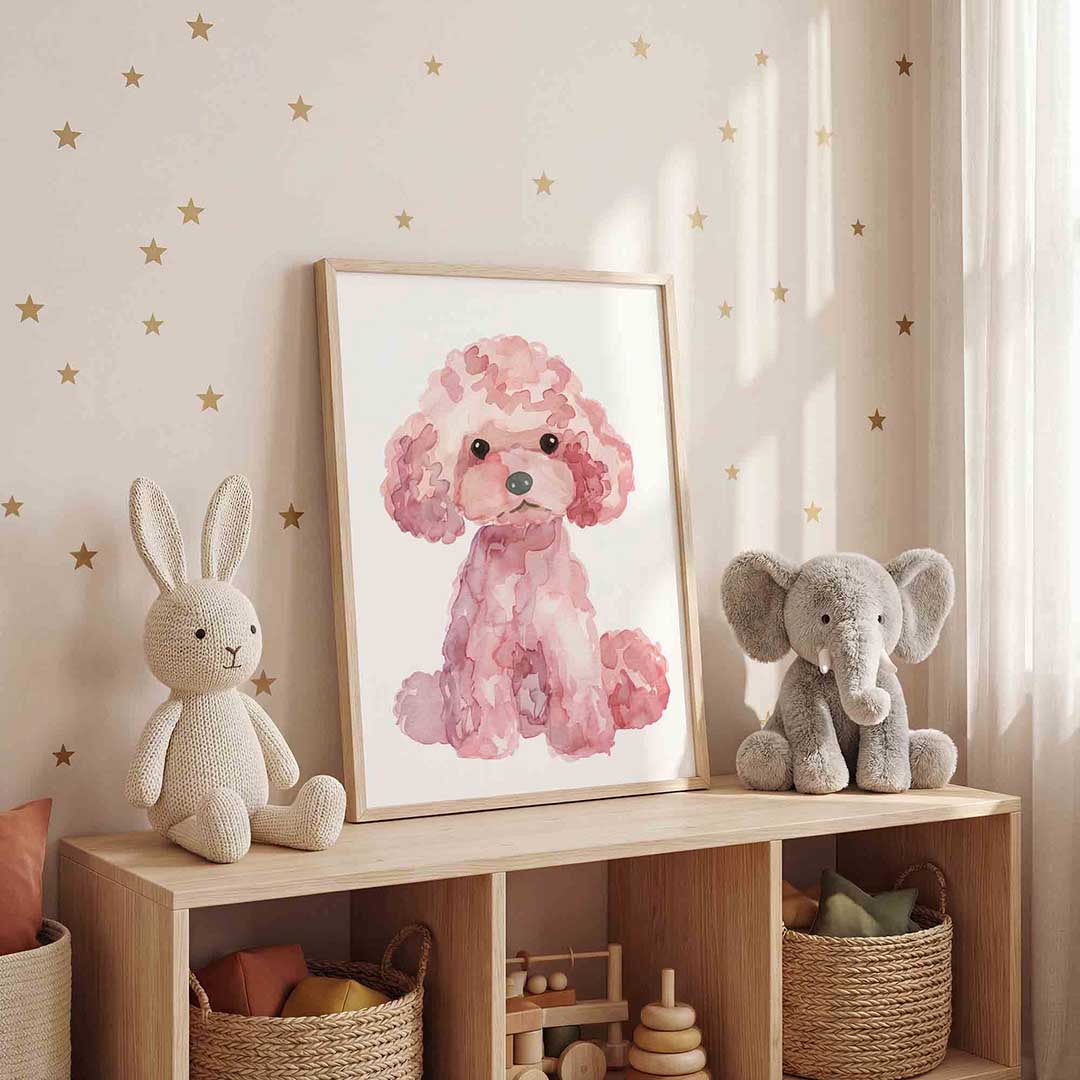 Schattige poedel Poster