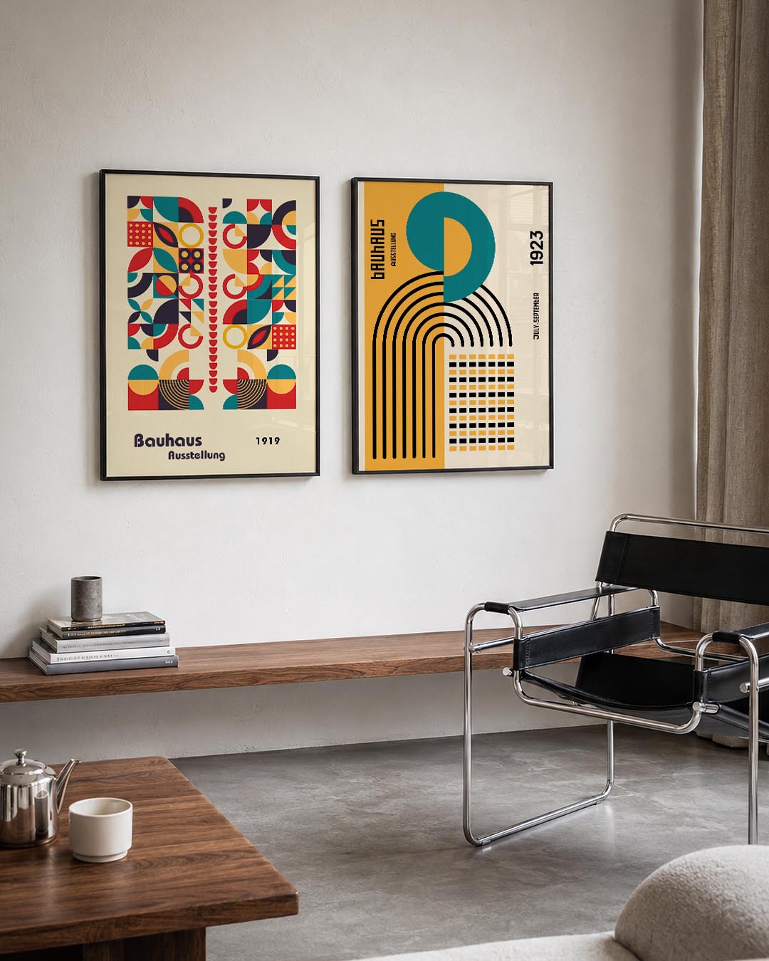 Vormen en vlakkenspel Posterset