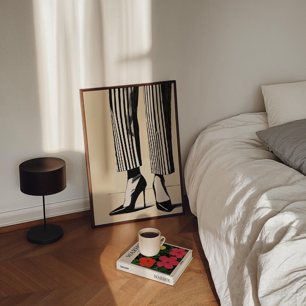 Stijlvolle Stiletto Vibes Poster-WallArtistic