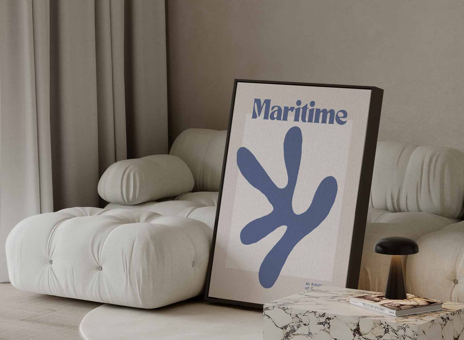 Maritieme Abstractie Kunstwerk-canvas-dibond-plexiglas-wanddecoratie-WallArtistic