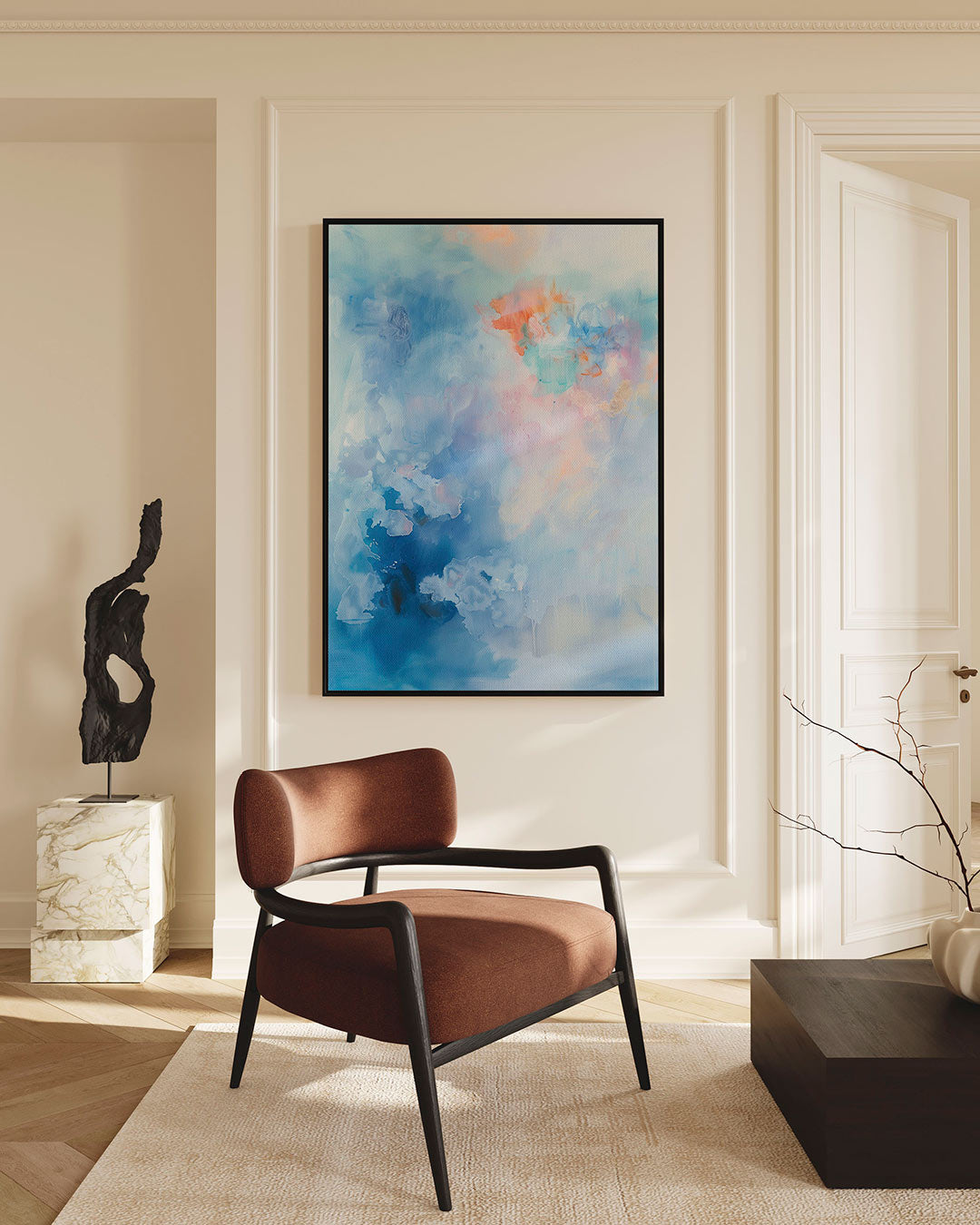 Dromerige kleurenexplosie Kunstwerk