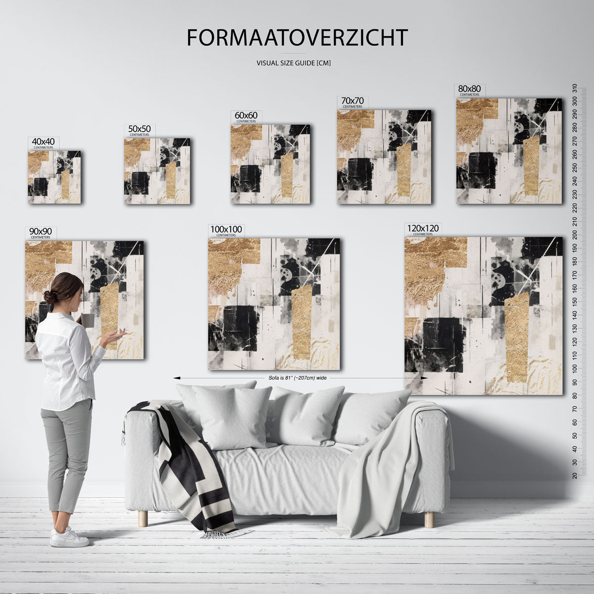 Abstracte vormen Poster