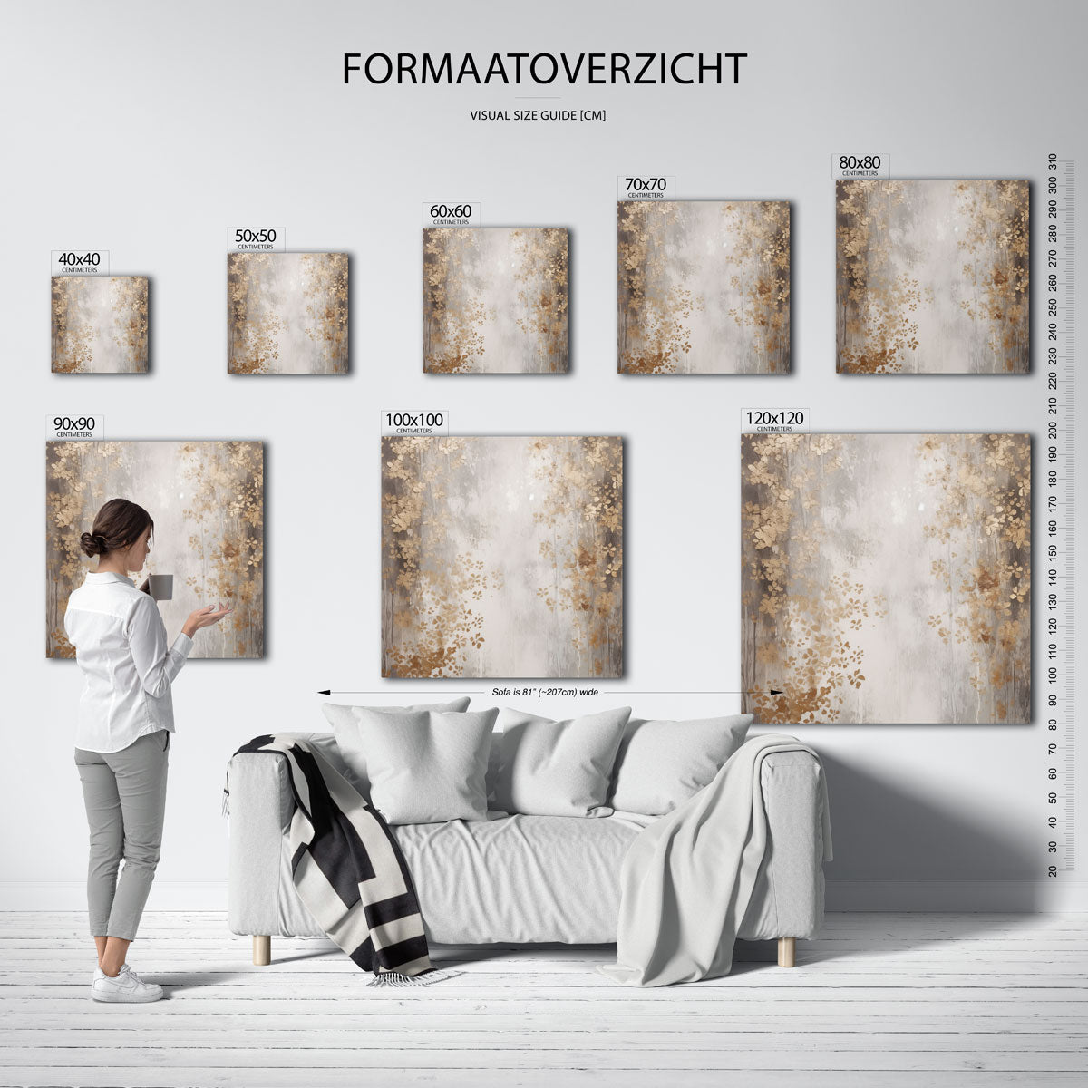 Bloemmotief Poster