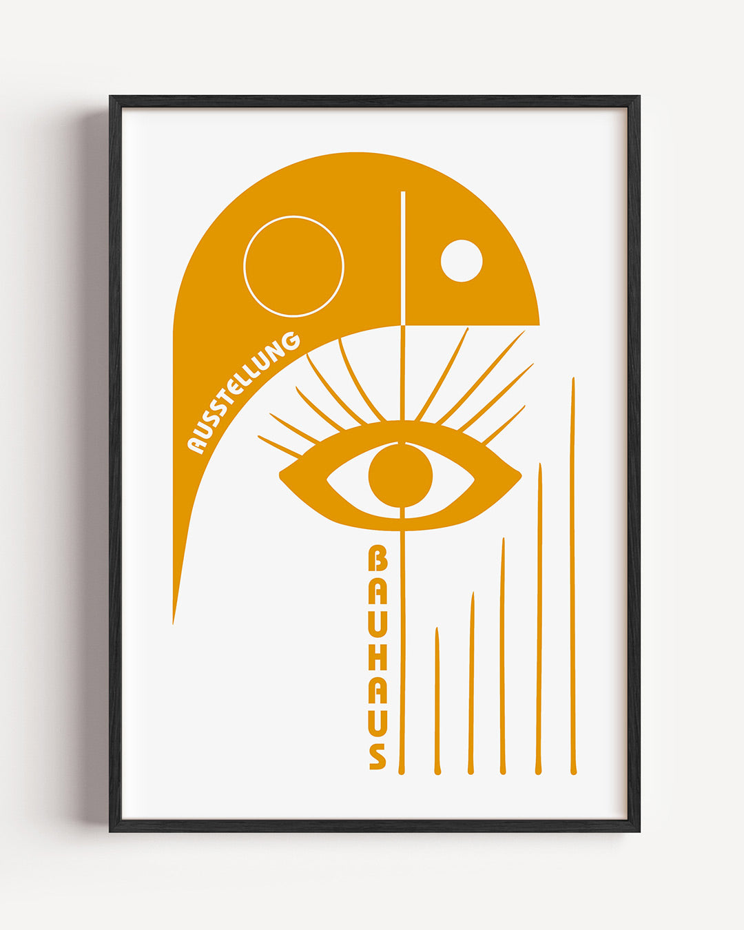 Oog en lijnen Poster