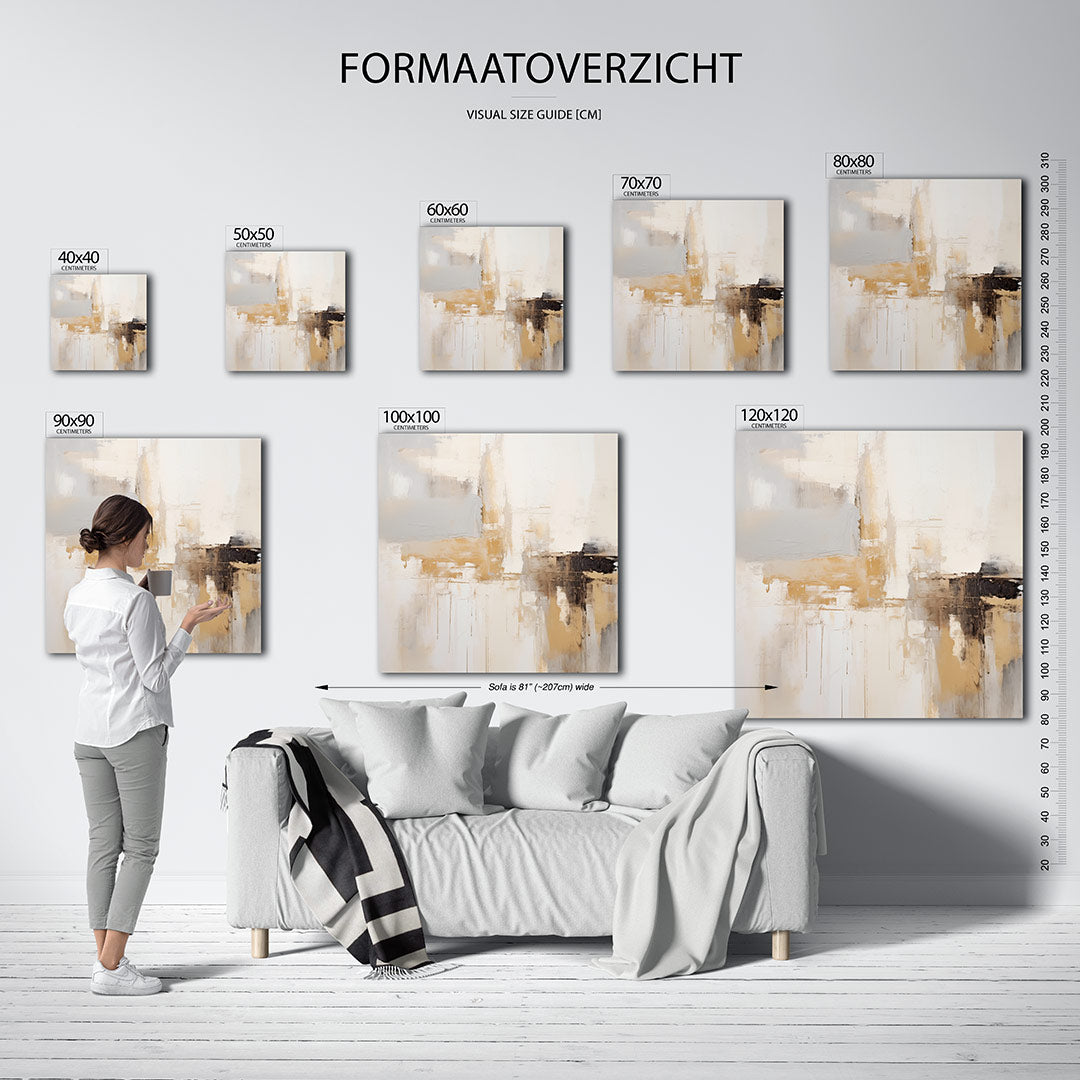 Kleurencompositie Kunstwerk
