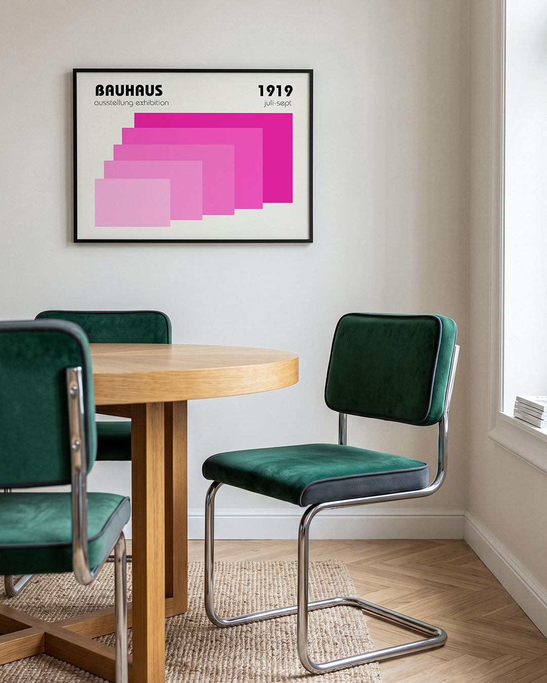 Vormritme en kleur Poster