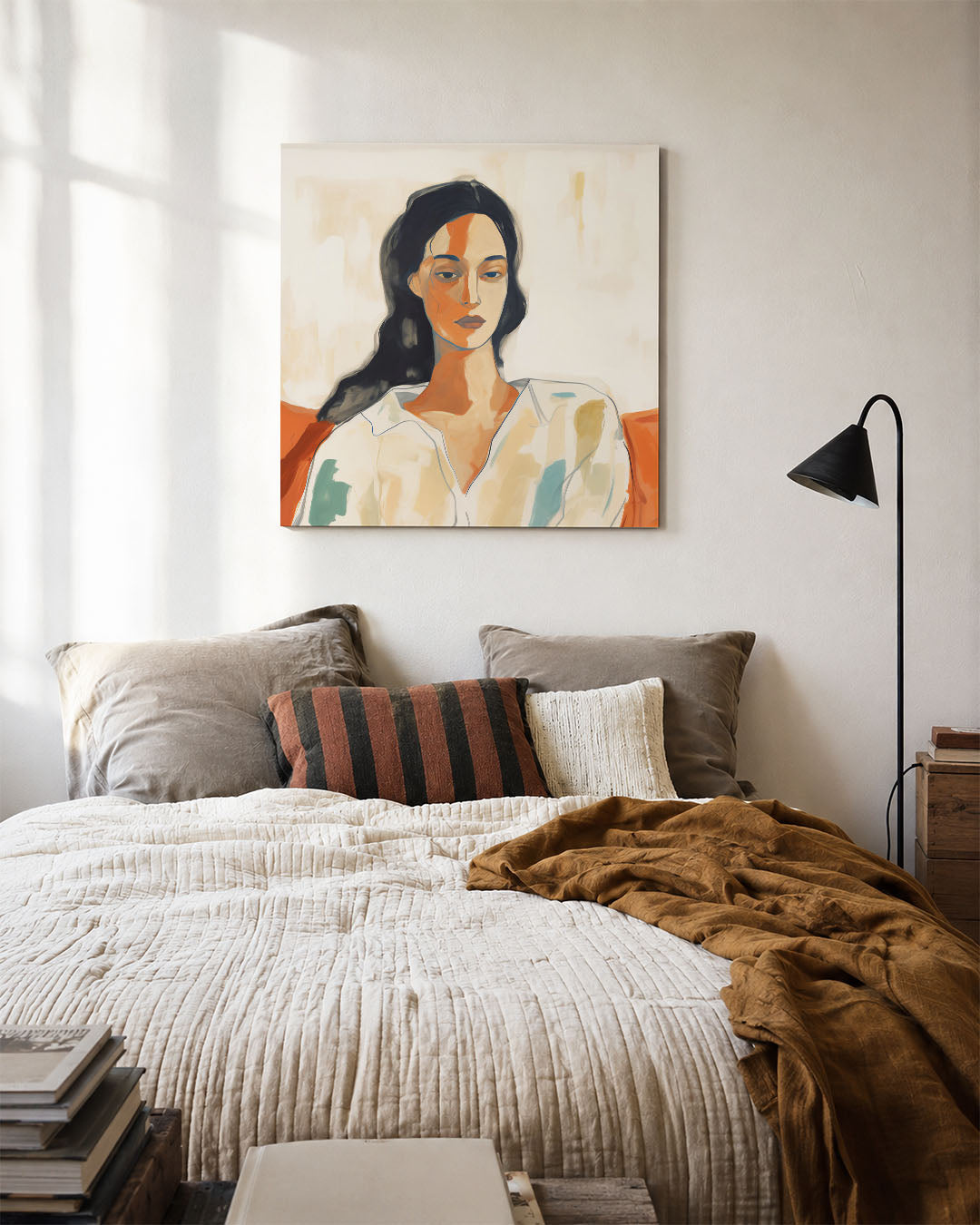 Vrouwelijk portret Kunstwerk