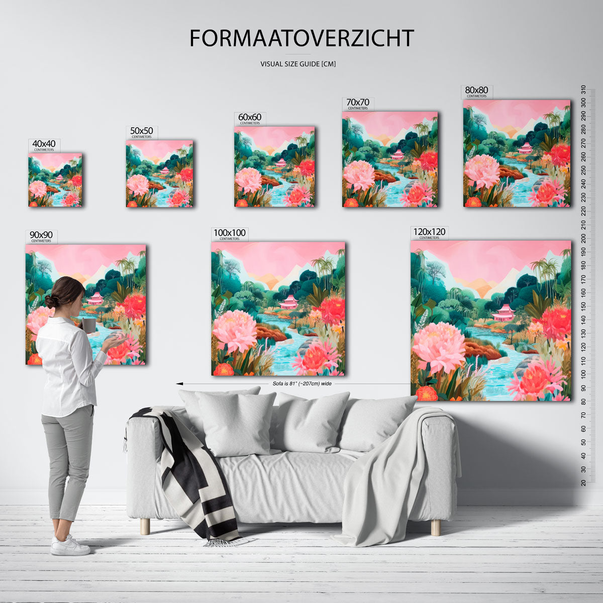 Japanse tuin Poster