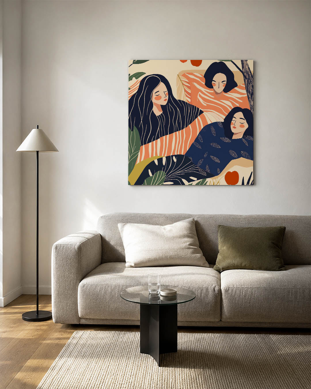Dromerige figuren Kunstwerk