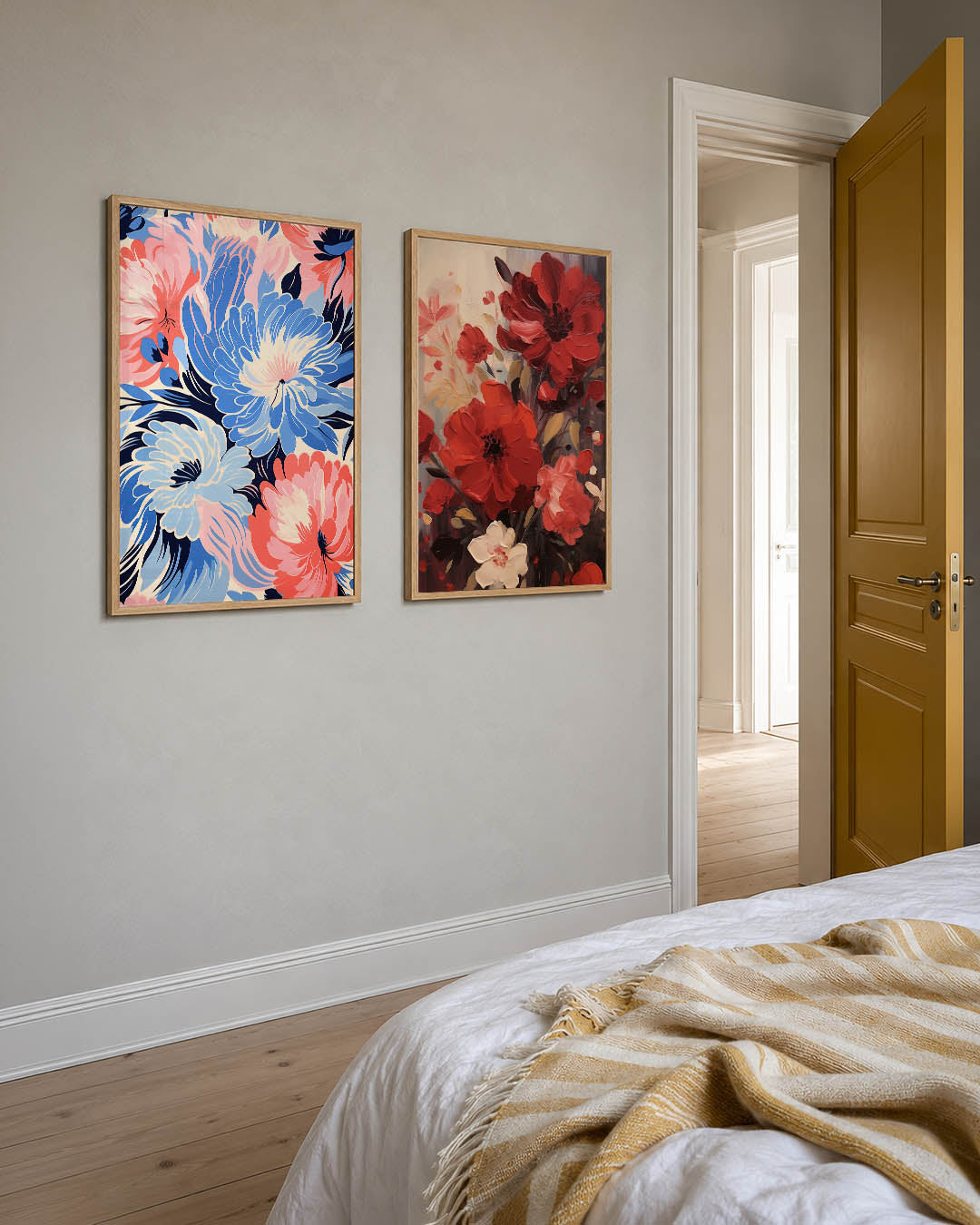 Bloemrijke vormen Posterset