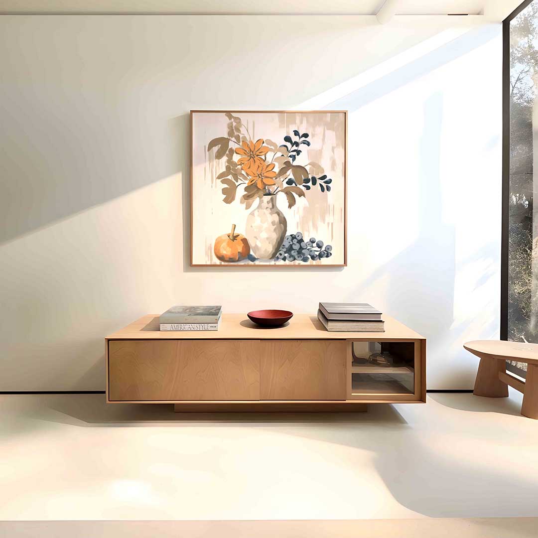 Bloemen en fruit Poster